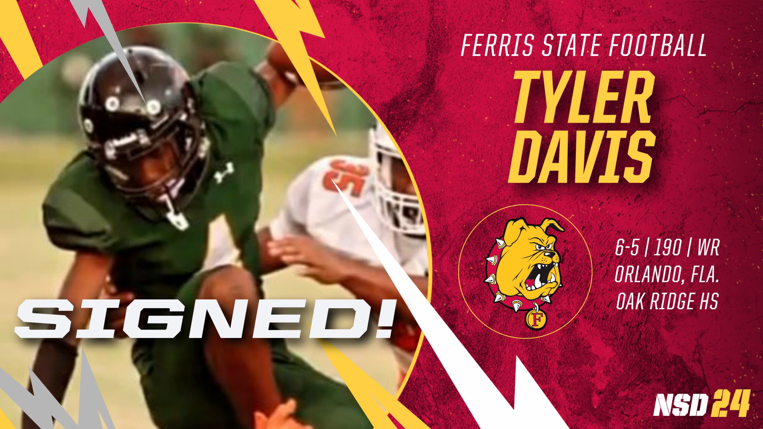 2024 Ferris State Football Signee: Tyler Davis