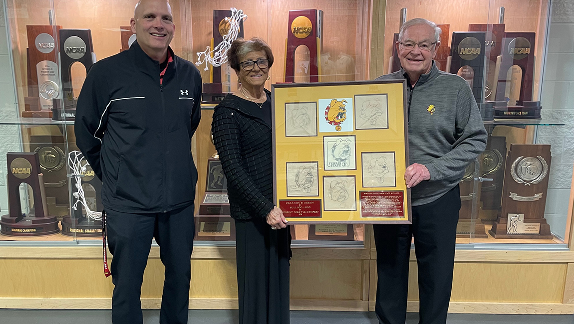 Original Bulldog Logo Renderings Donated To Ferris State Athletics By Davenport Family