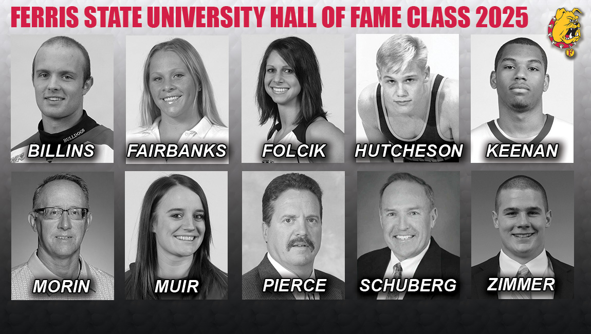 Highly-Decorated Ferris State Athletics Hall Of Fame Class Of 2025 Announced!
