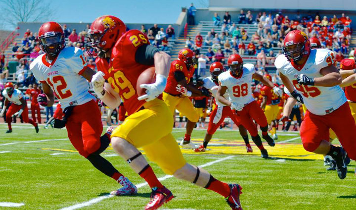 Offense Holds Off Defense As Defending GLIAC Champions Hold Annual Spring Football Game
