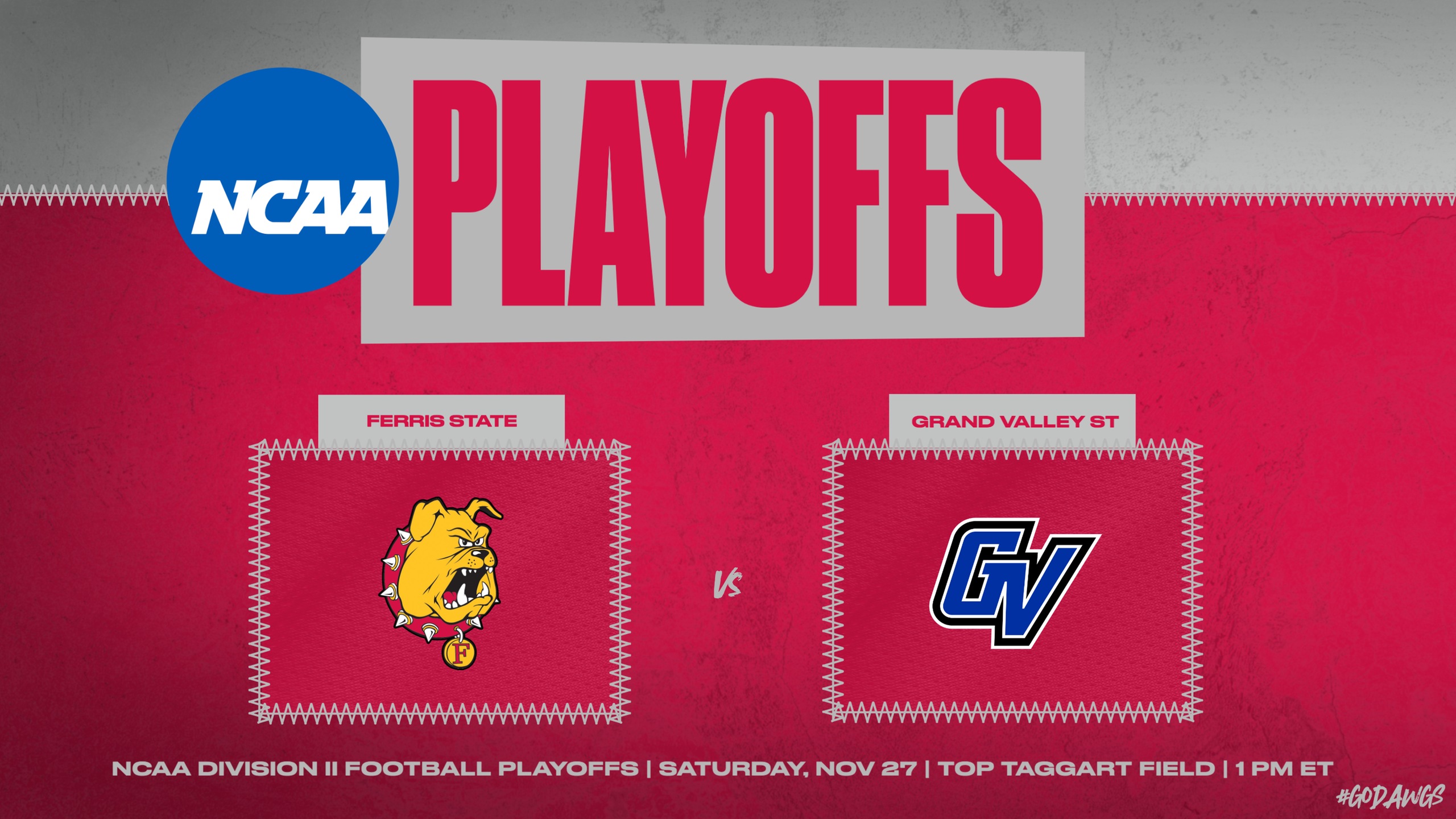 Ferris State Football To Host Rival GVSU In Second-Round NCAA Playoff Game This Coming Saturday