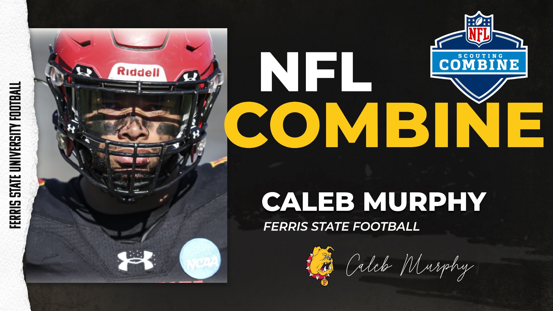Ferris State's Caleb Murphy Invited To 2023 NFL Combine