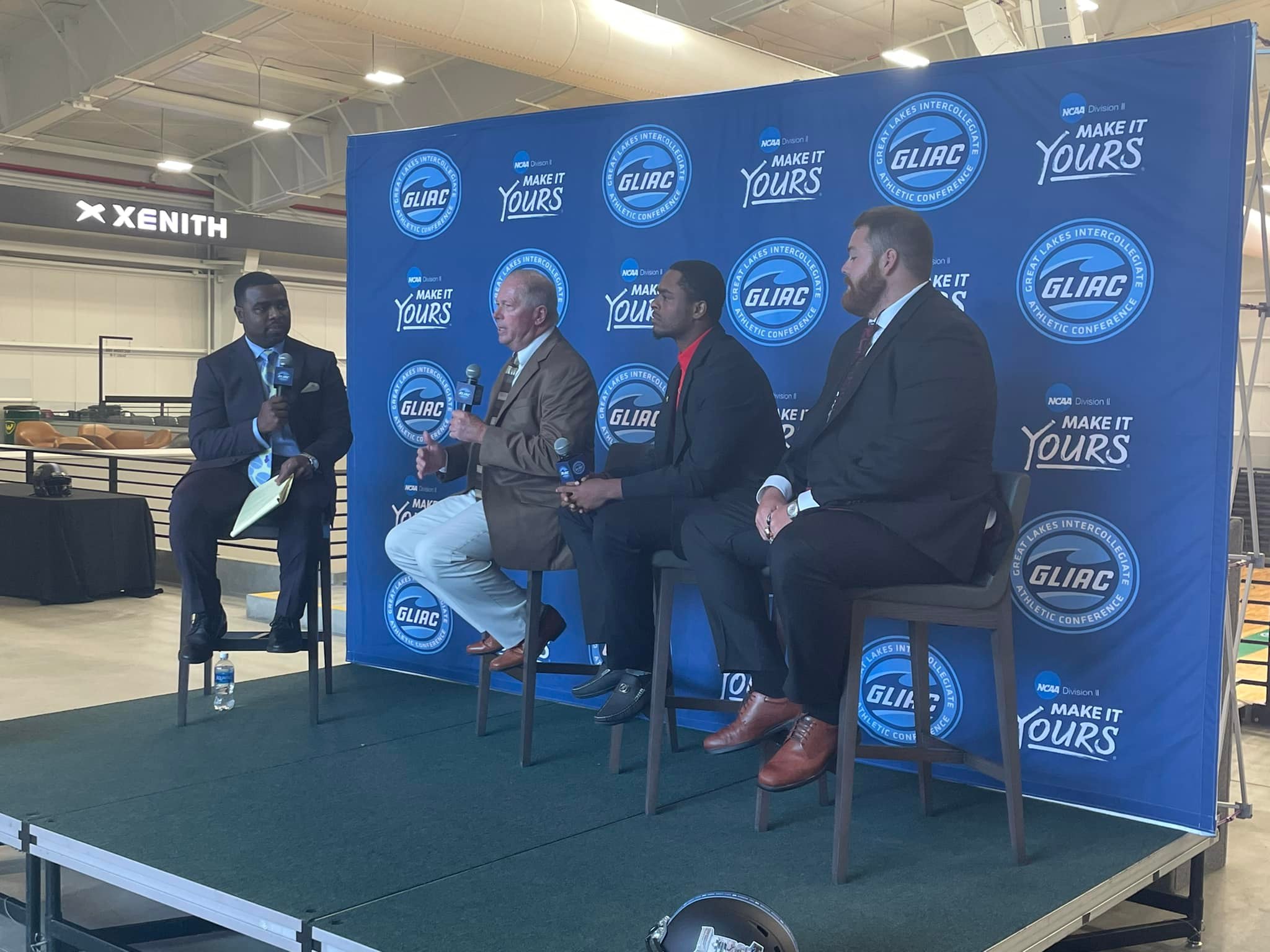 GLIAC Football Media Day - Coach Brian Rock