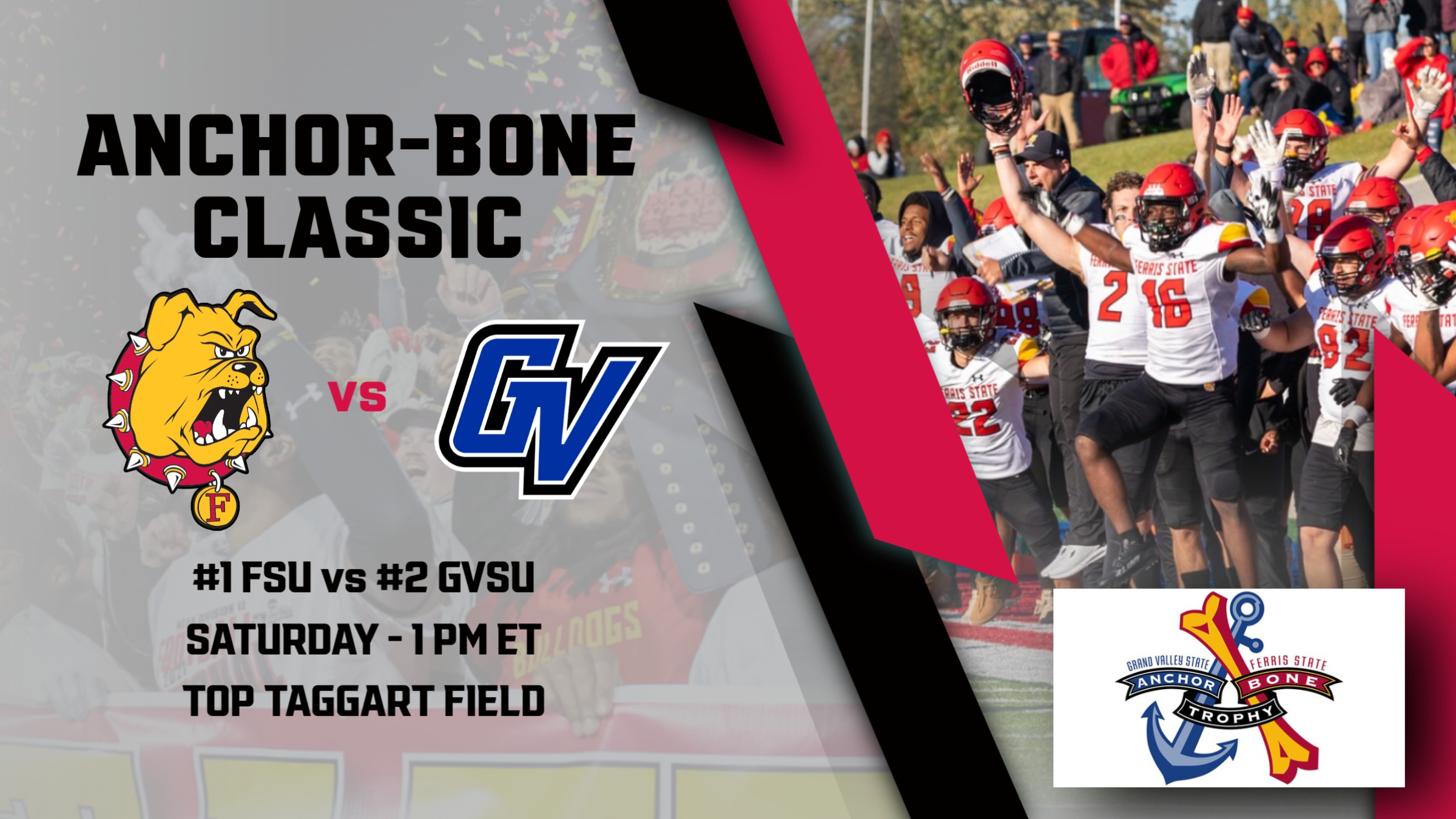 PREVIEW: #1 Ferris State Hosts #2 GVSU In Anchor-Bone Classic On Saturday