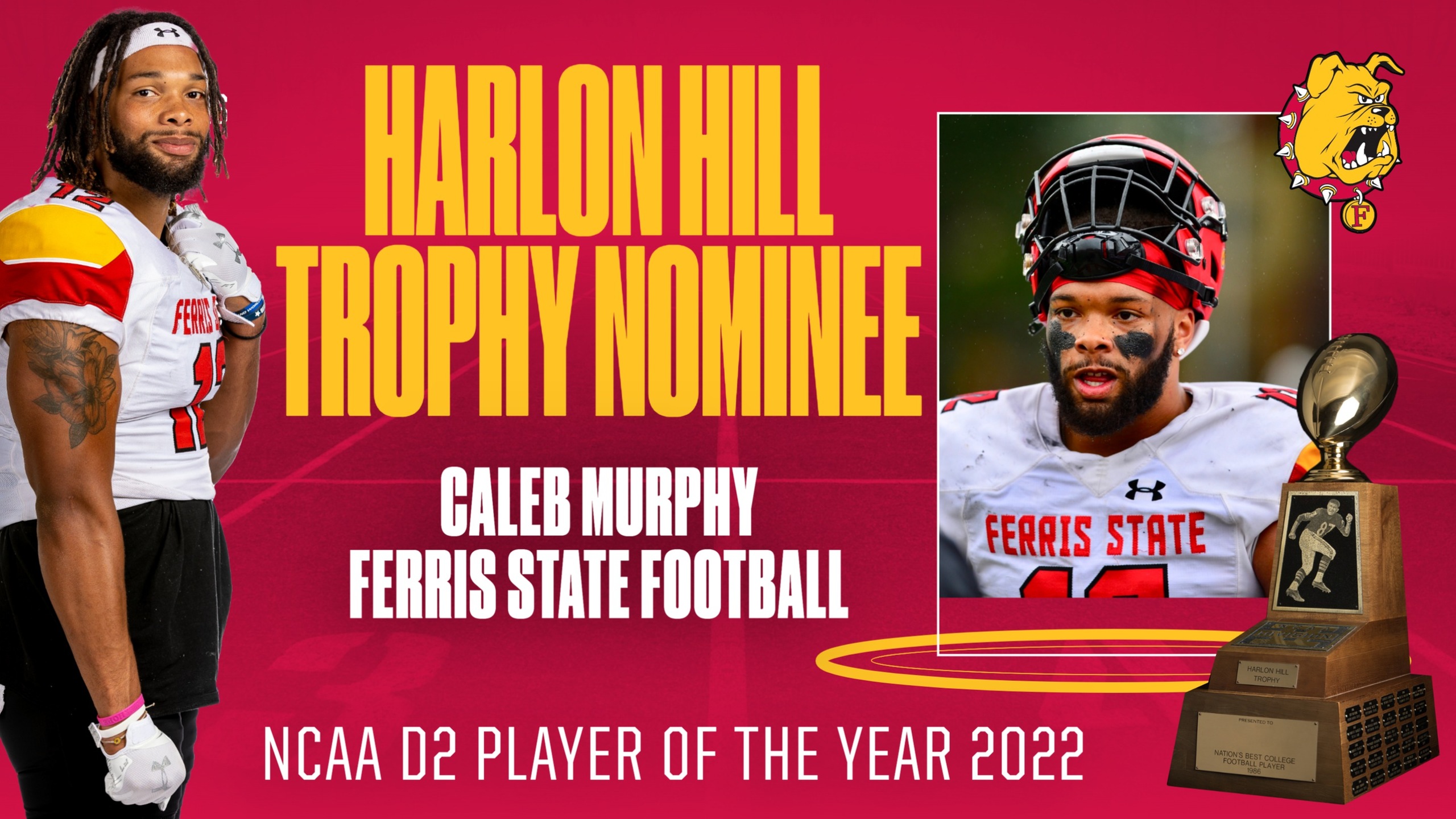 Ferris State's Caleb Murphy Tabbed As A Harlon Hill Award Nominee