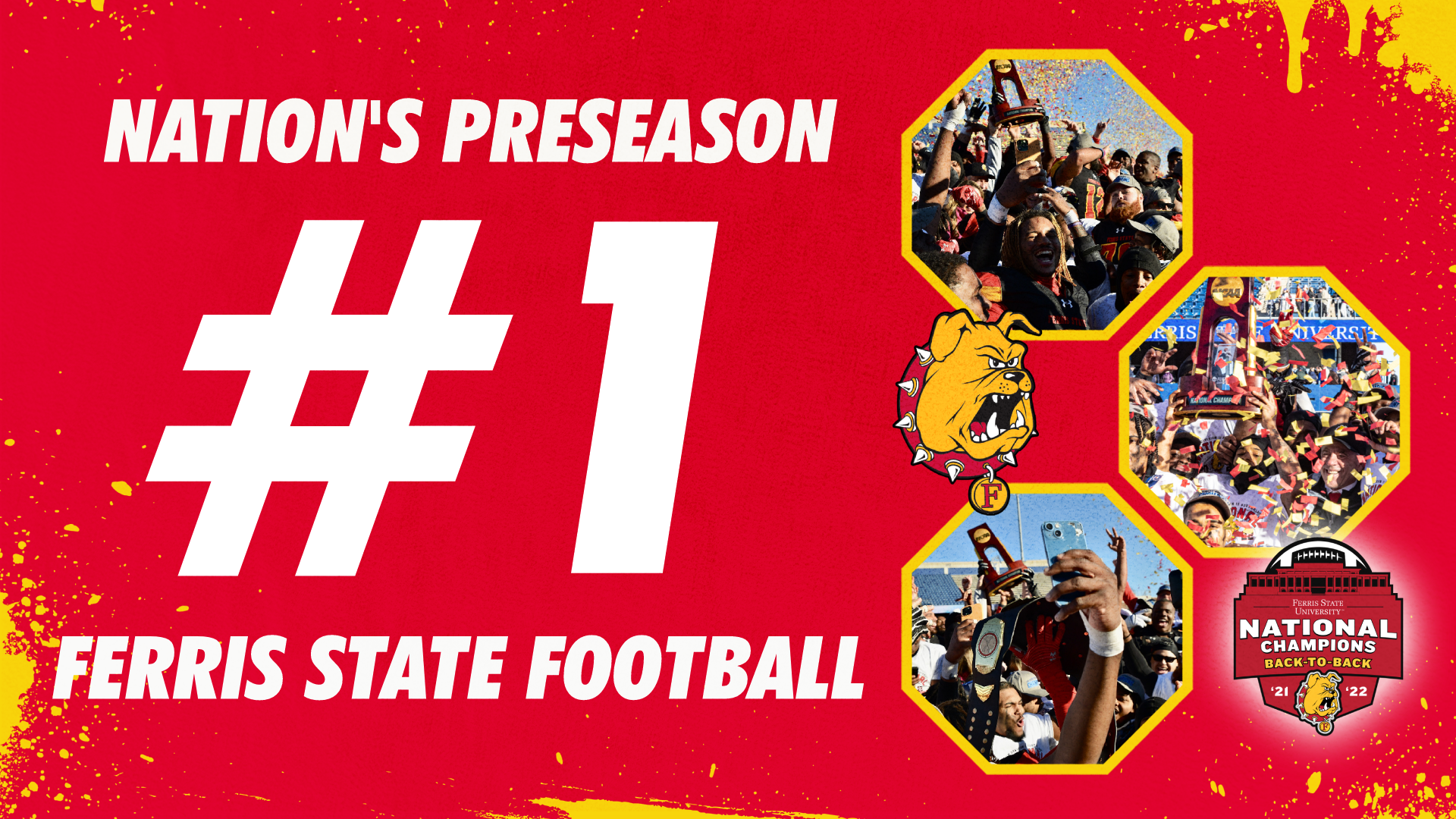 Two-Time Defending National Champion Ferris State Picked As Nation's #1 Team In First D2 Preseason Poll