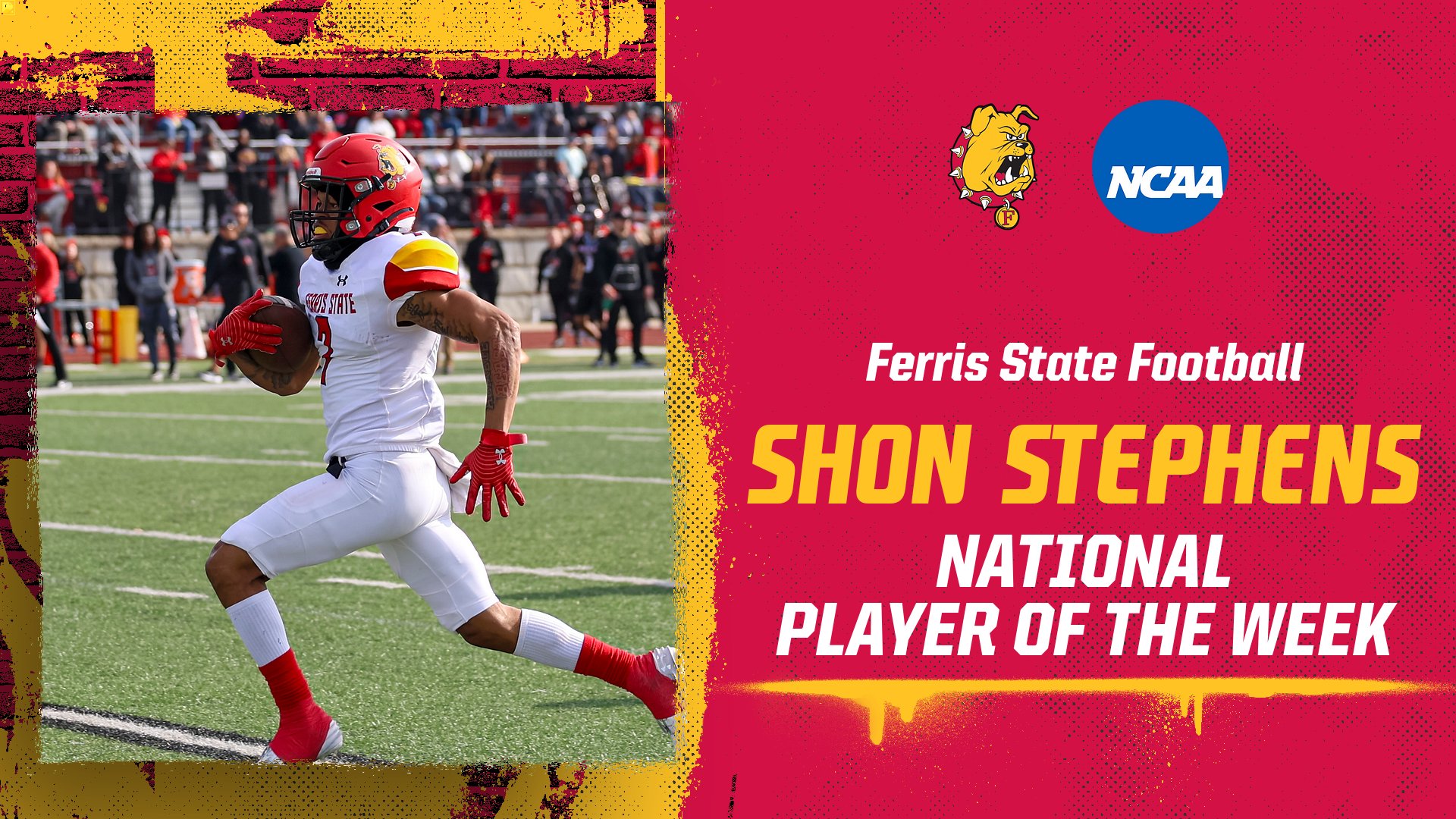 Ferris State's Shon Stephens Tabbed D2 National Special Teams Player Of The Week