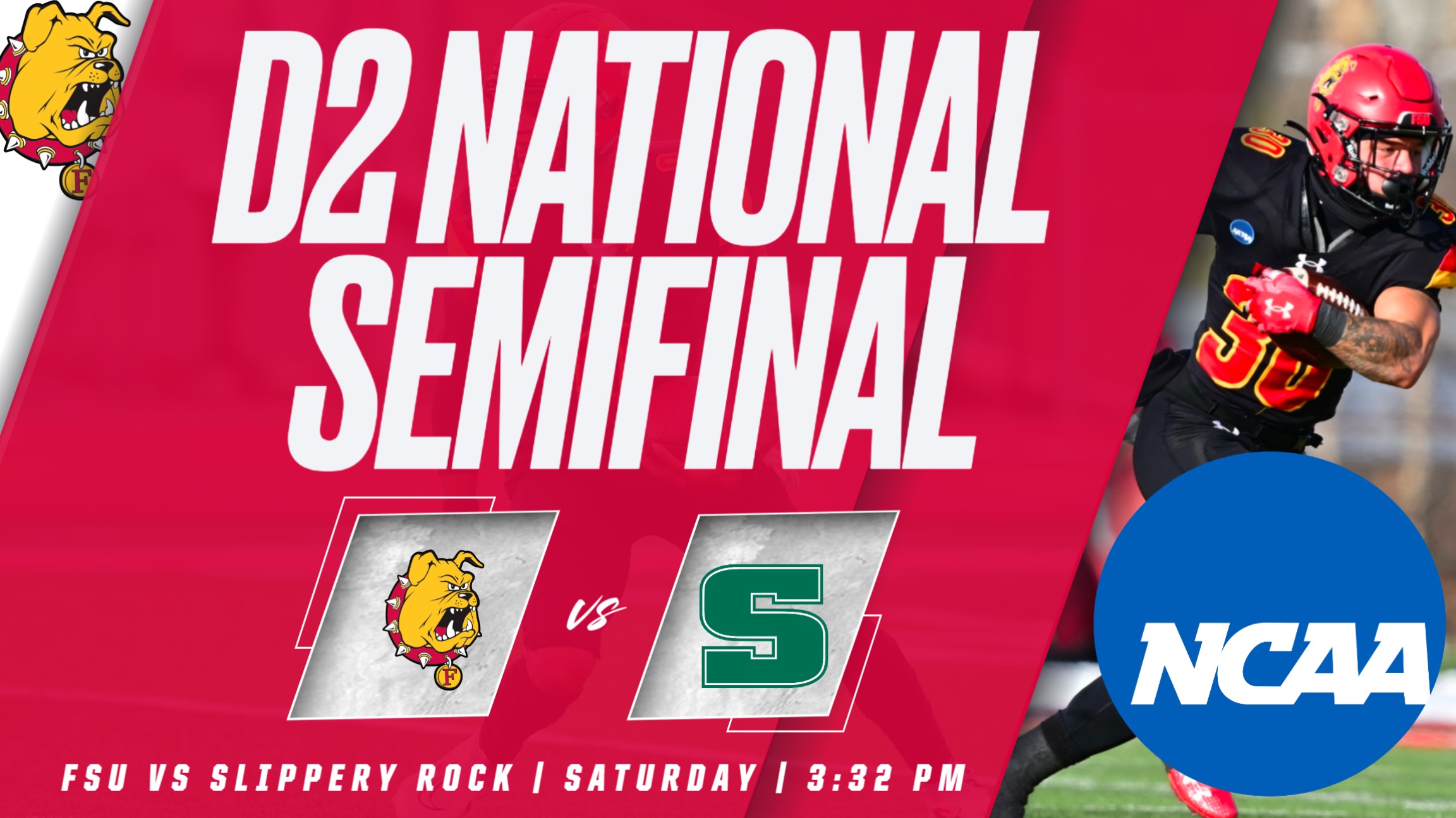 PREVIEW: Ferris State Meets Slippery Rock For First Time In D2 National Semifinals This Saturday