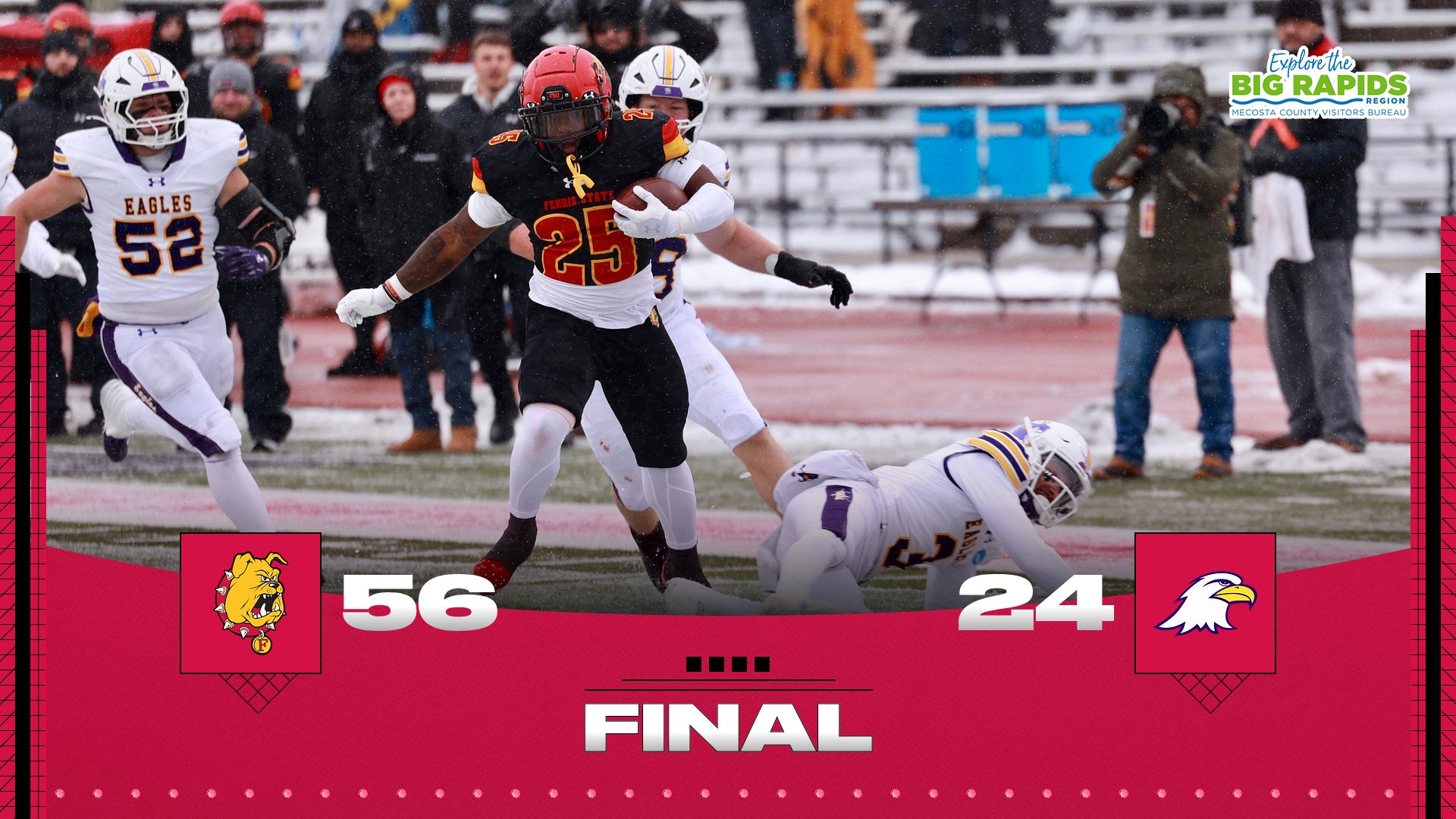 #1 Ferris State Beats Ashland To Advance To NCAA D2 National Quarterfinals!