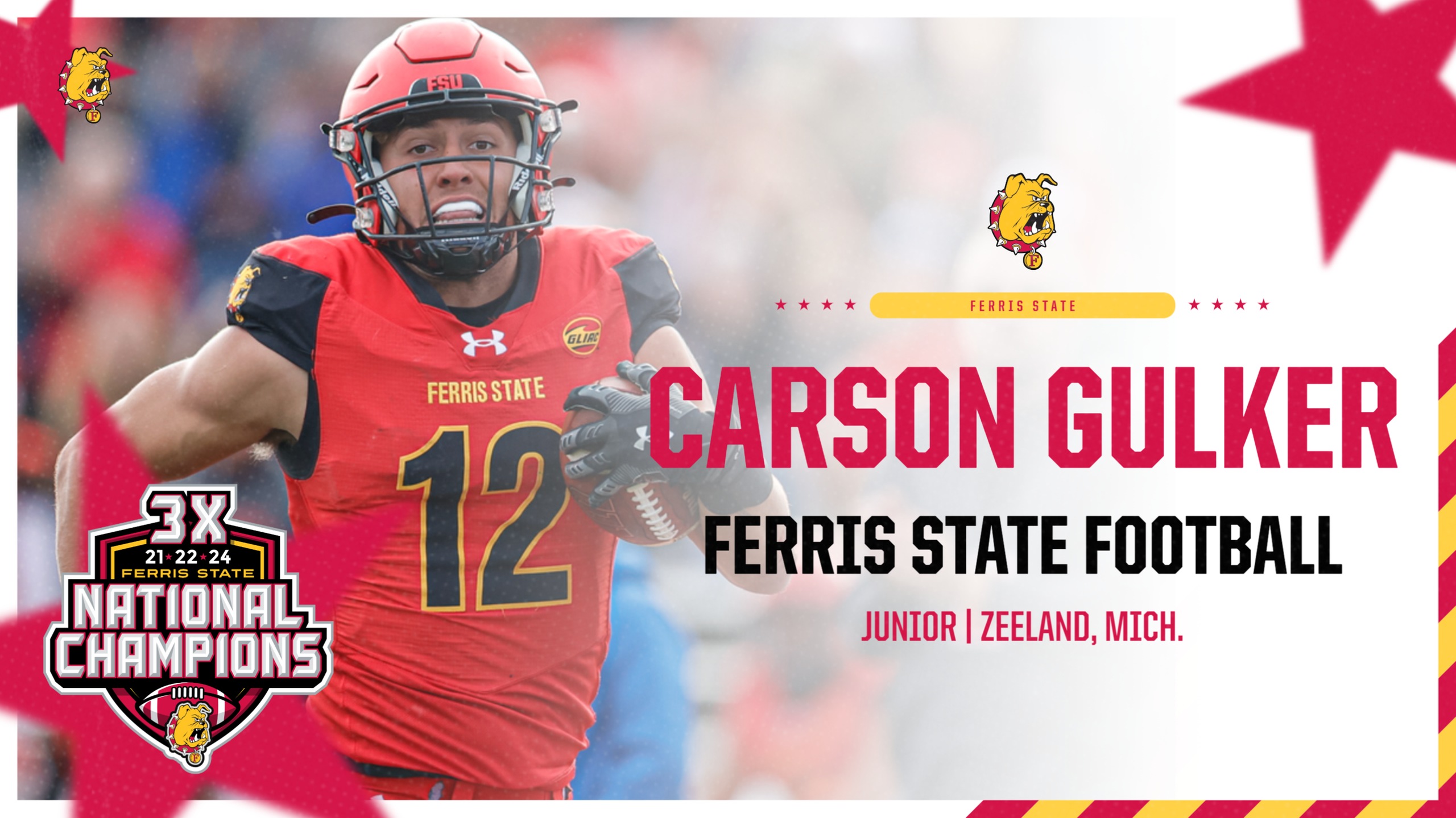 FEATURE: Versatile Carson Gulker Loves Just Playing Football Again For #1 Ferris State
