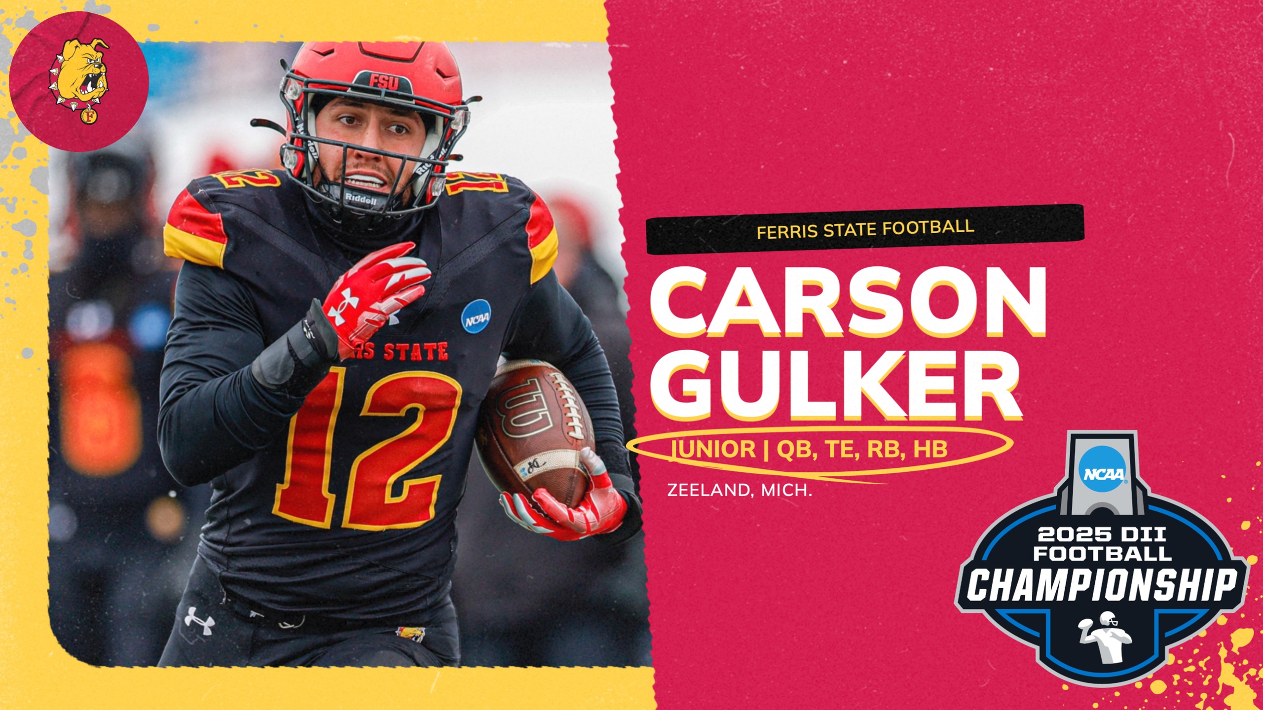 FEATURE: Versatile Junior Carson Gulker Savors Opportunity To Be On Field Playing For D2 Championship