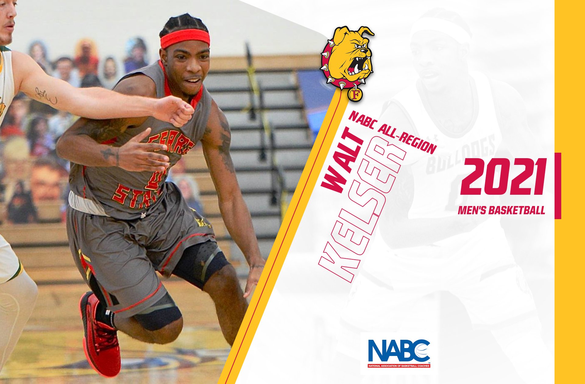 Ferris State's Walt Kelser Garners NABC All-Midwest District Recognition