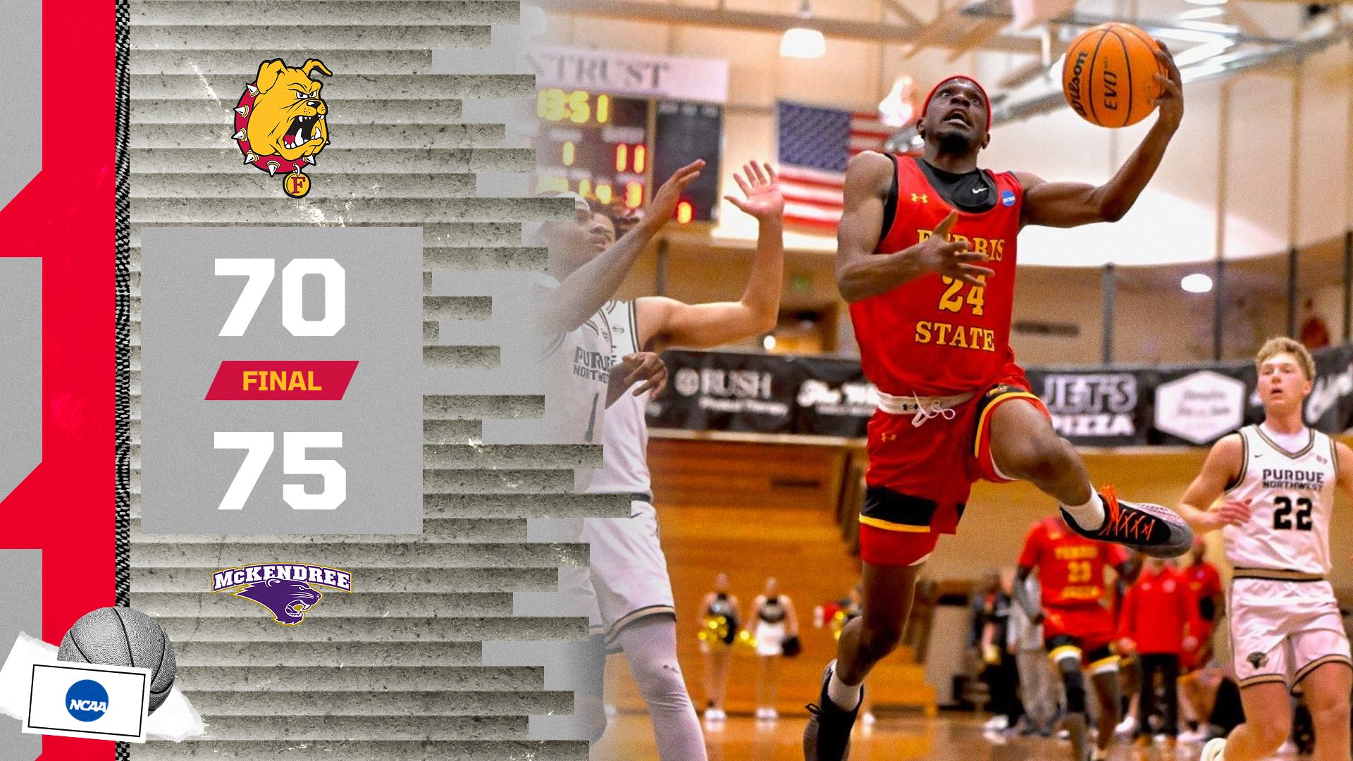 Late Rally Falls Short For Ferris State In Setback To McKendree