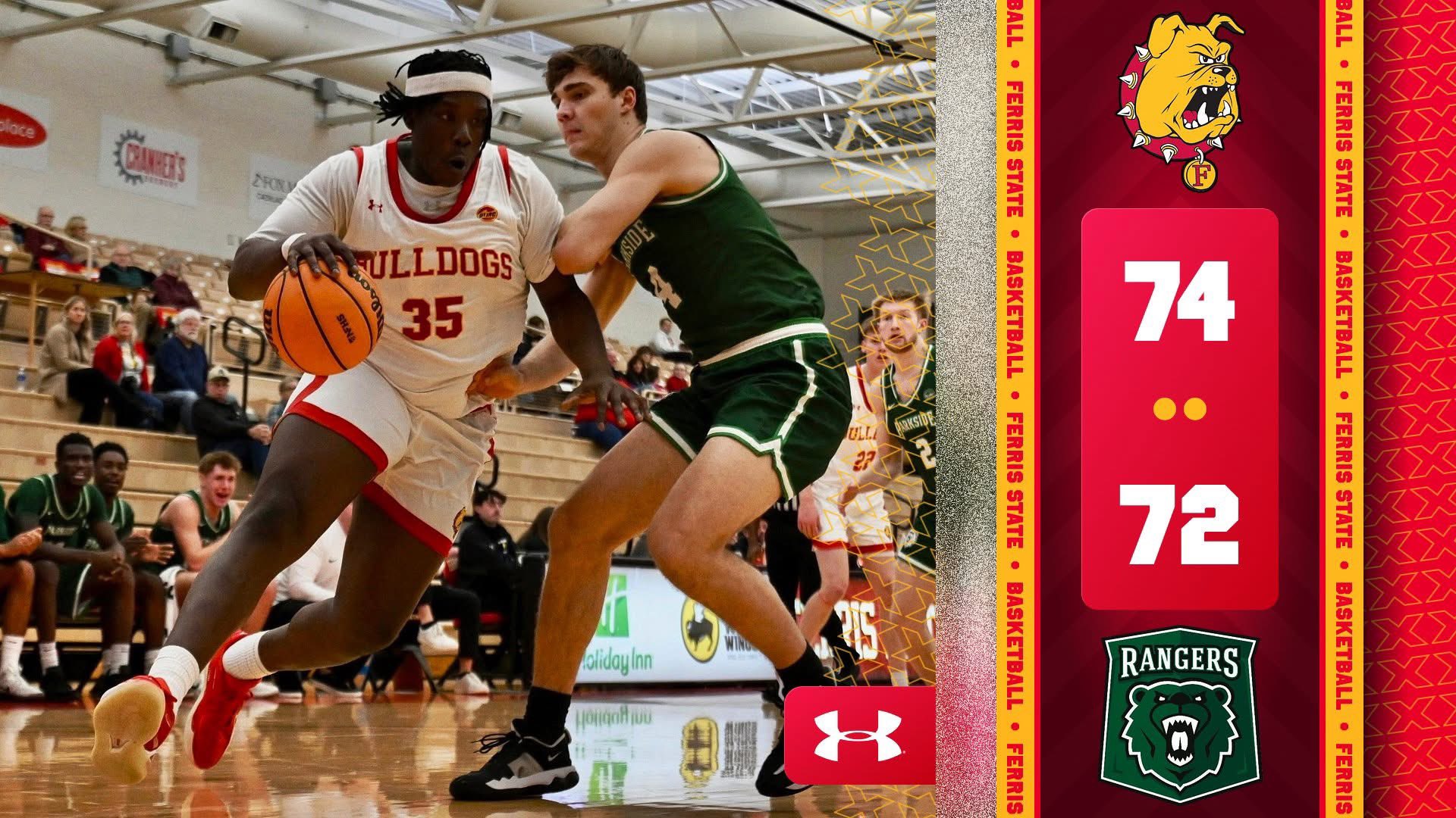 Ferris State Pulls Out Close Home Win Over Parkside For Third-Straight Victory