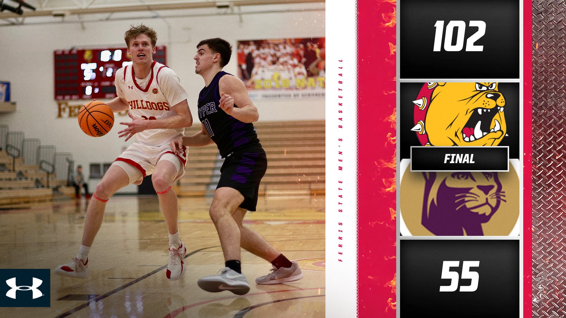 Ferris State Men's Basketball Claims First Victory Of The Year In Home Opener
