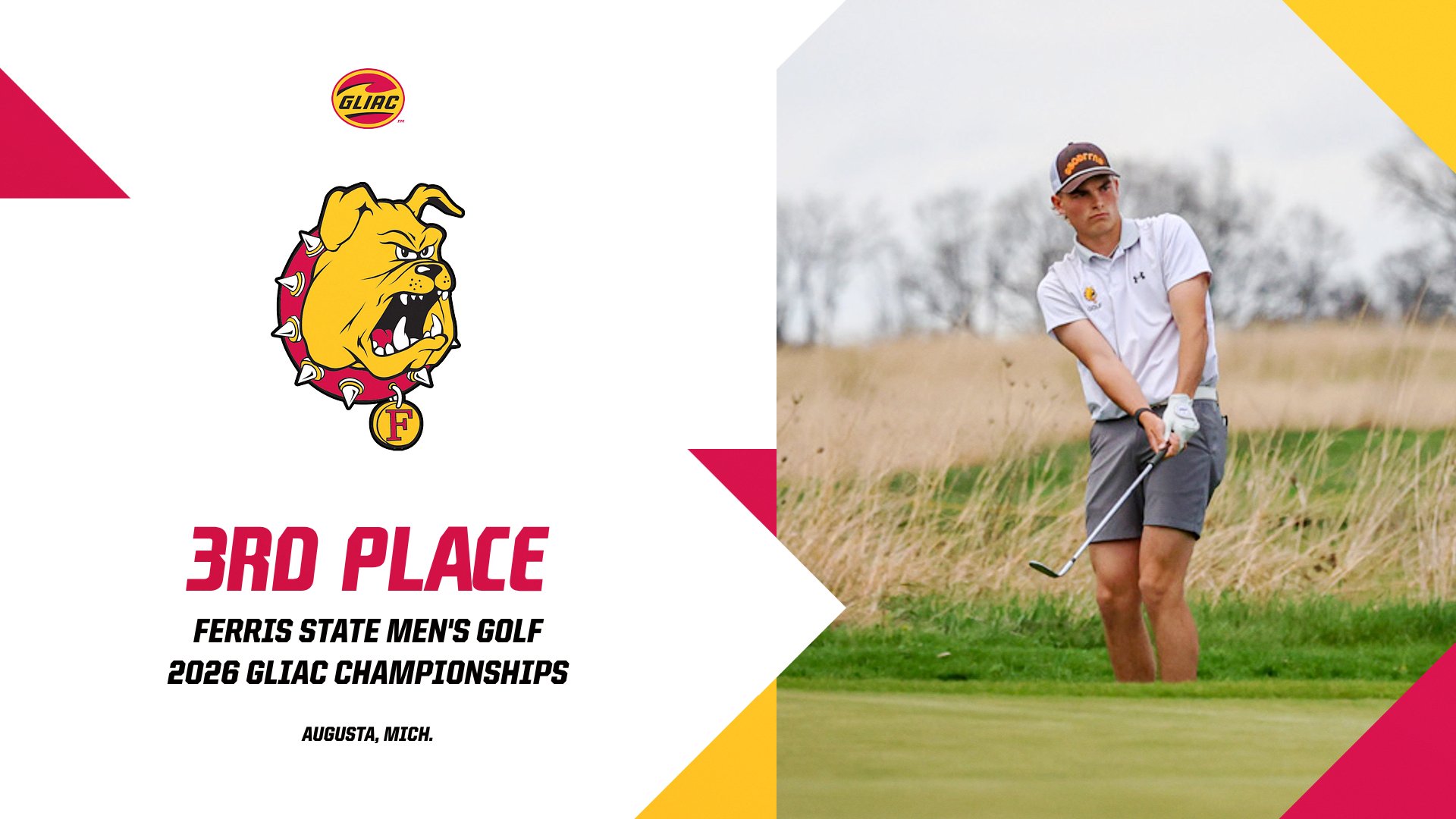 Ferris State Men's Golf Finishes Third At GLIAC Championships