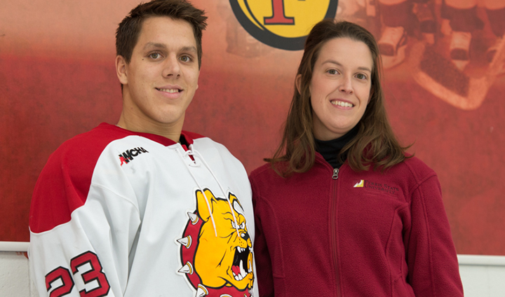 Ferris State Hockey Blueline Club Gives $25,000 To 'Be A Playmaker' Campaign