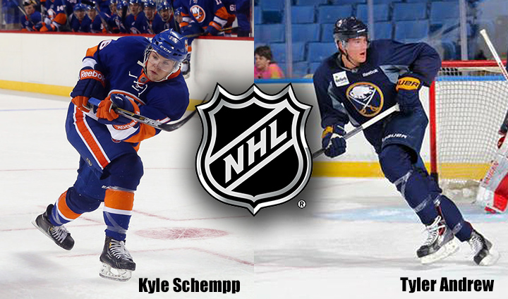 Ferris State Hockey's Schempp & Andrew Represent Bulldogs In NHL Prospect Camps