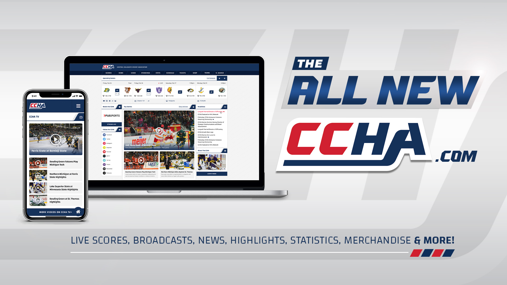 CCHA Launches New Online Home