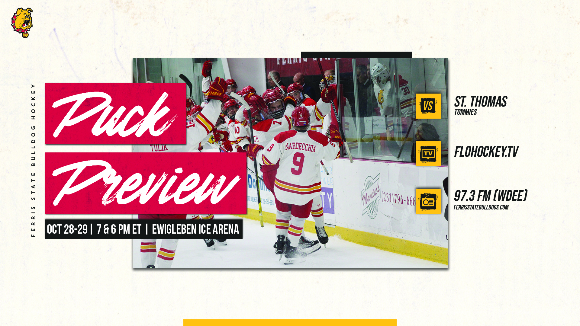 PUCK PREVIEW | Dawgs To Open CCHA Action At Home Against St. Thomas