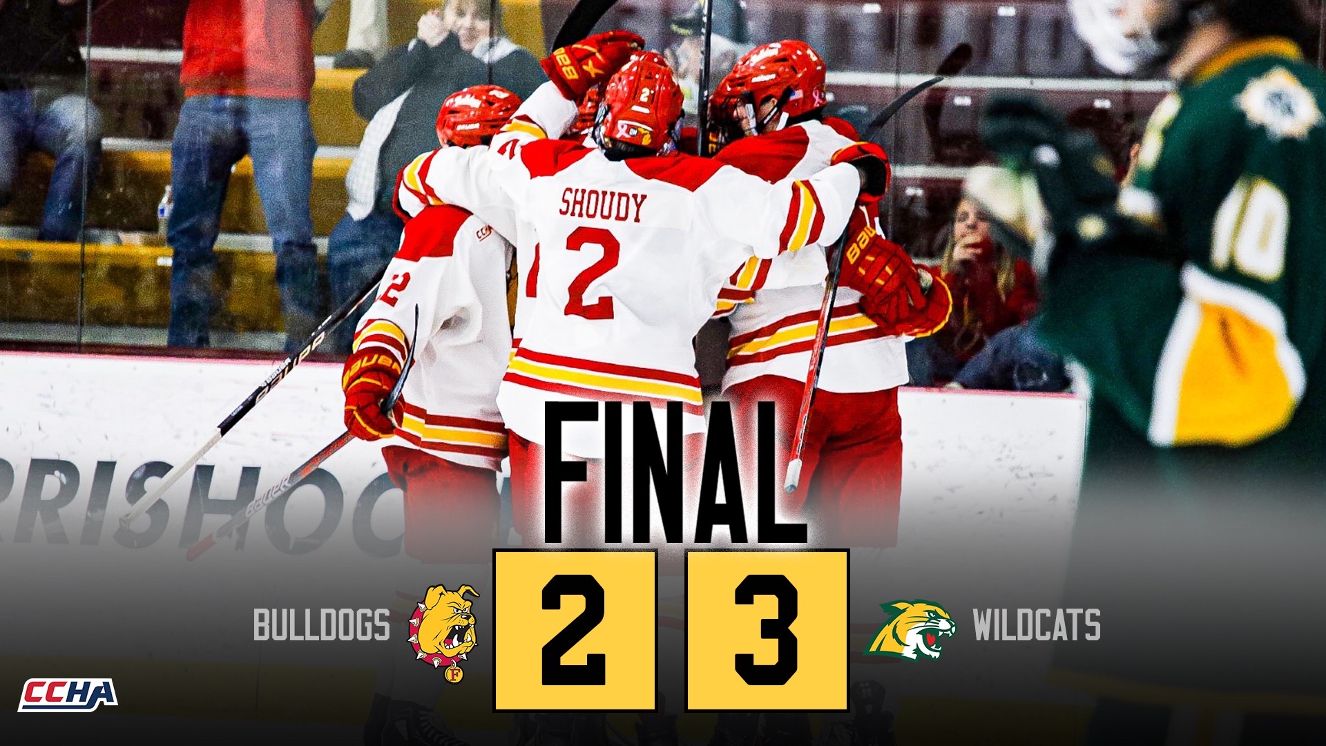 Bulldog Hockey Suffers 3-2 Setback Against Wildcats to Start Final Home Series