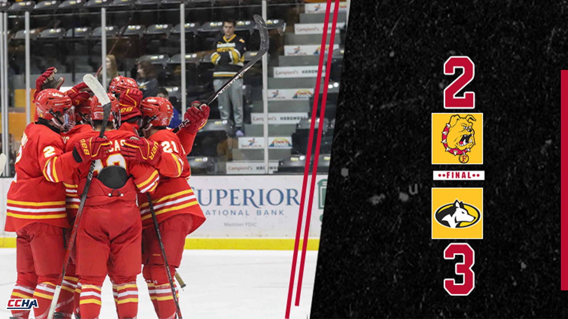 Bulldog Hockey Falls 3-2 To Michigan Tech In Second Game Of Series