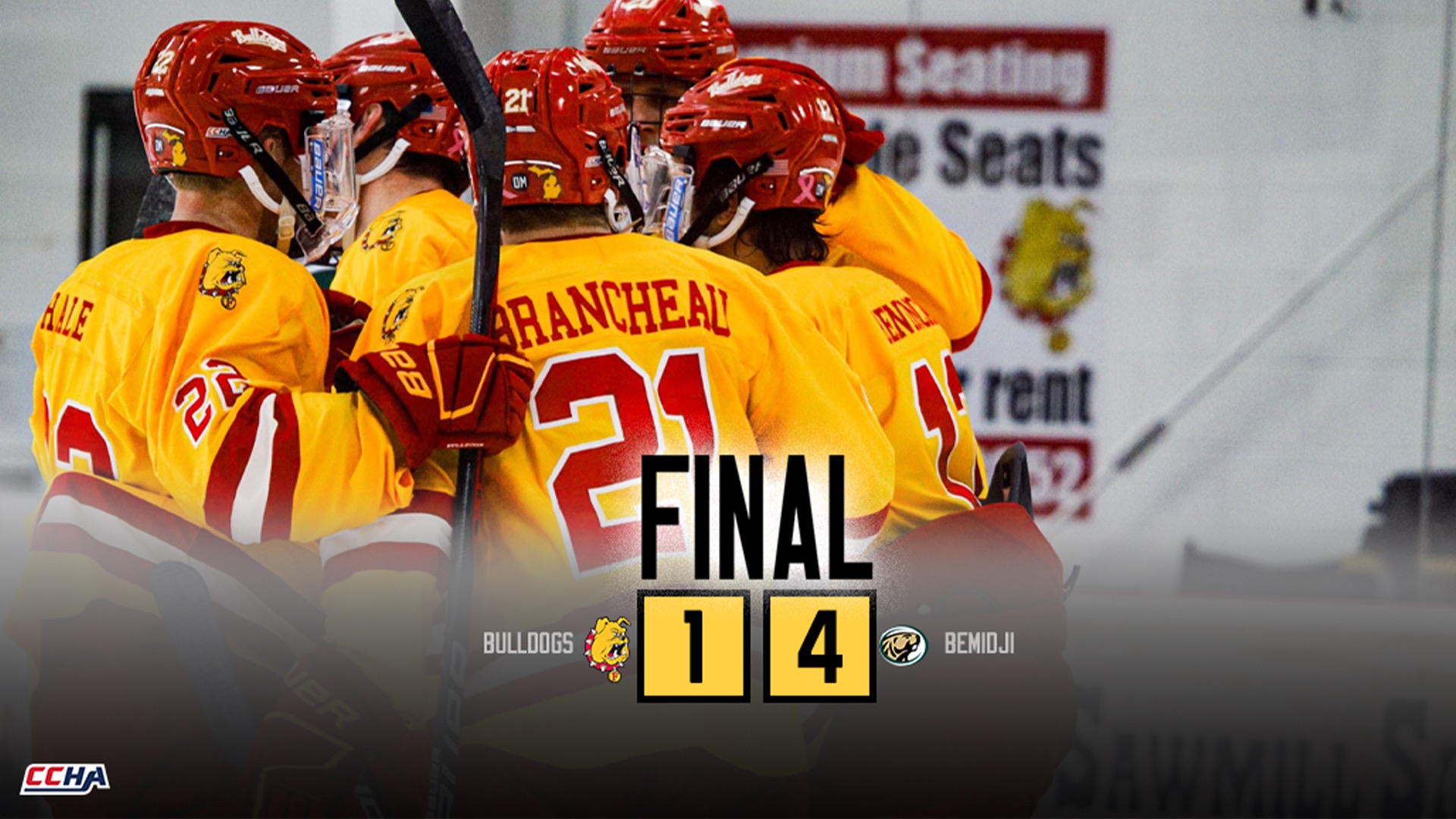 Ferris State Hockey Falls To Bemidji State In Home CCHA Battle