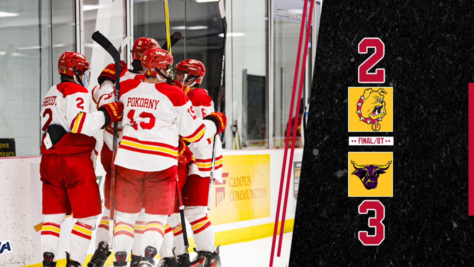 Bulldog Hockey Suffers Overtime Setback Against Minnesota State