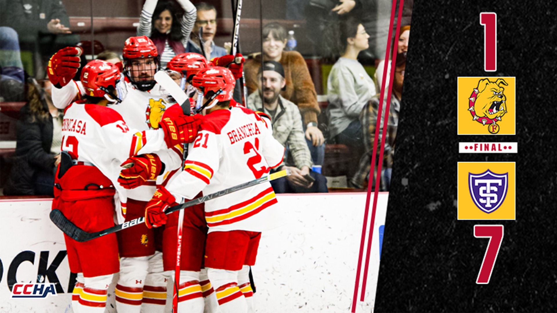 Bulldog Hockey Splits Series with St. Thomas After Saturday Setback
