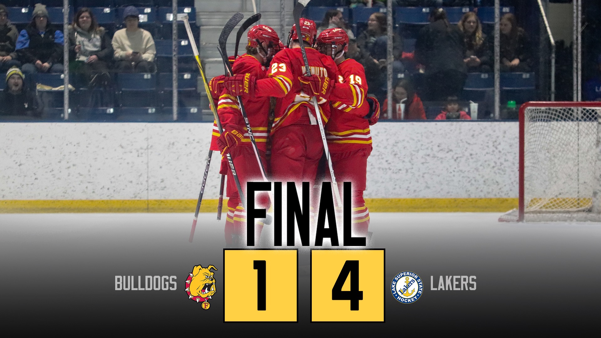 Bulldog Hockey Falls to Lake State in Regular Season Finale