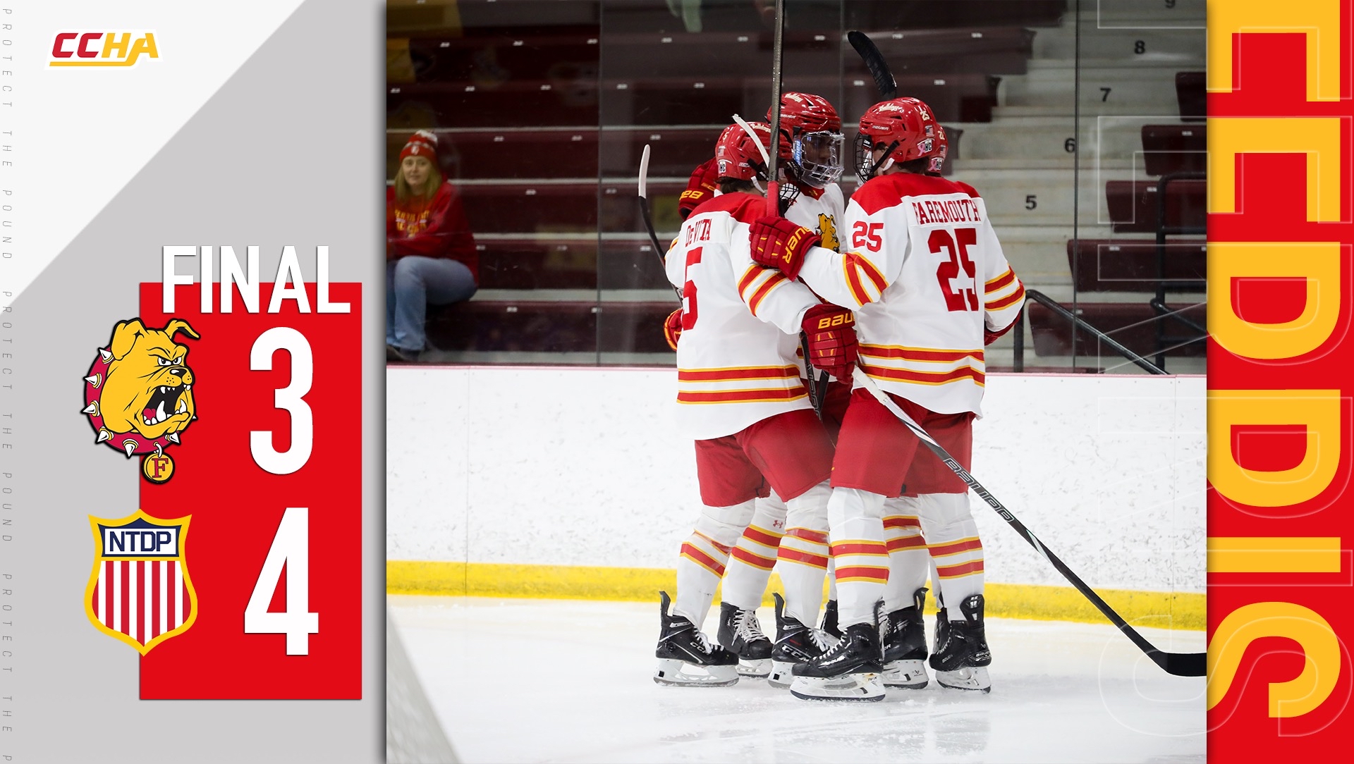 Ferris State Hockey Falls to USA Hockey's U-18 Team in Exhibition Action to Start New Year