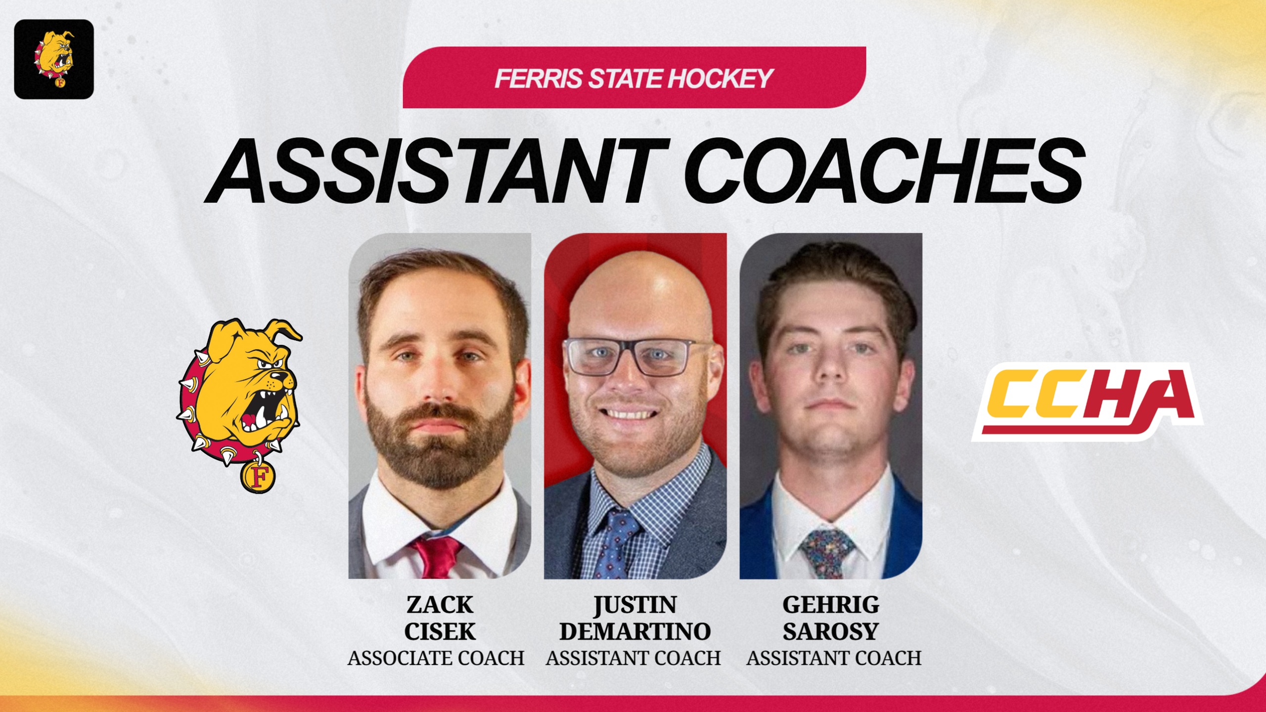 Ferris State Hockey Head Coach Brett Riley Finalizes Coaching Staff With Three Appointments