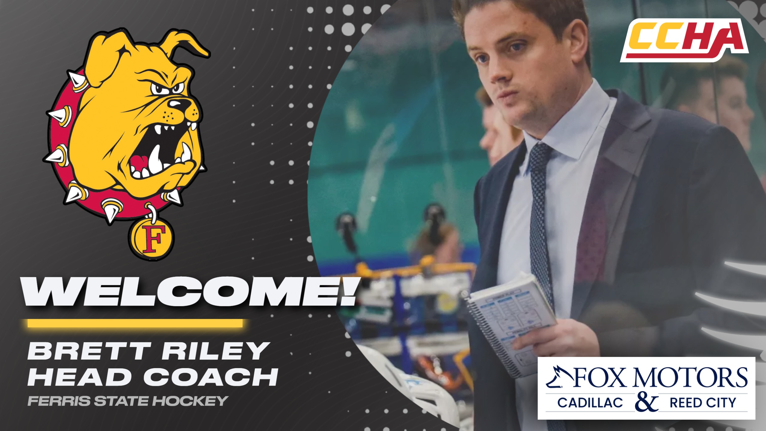 Brett Riley Tabbed As Ferris State Hockey's Sixth Head Coach!
