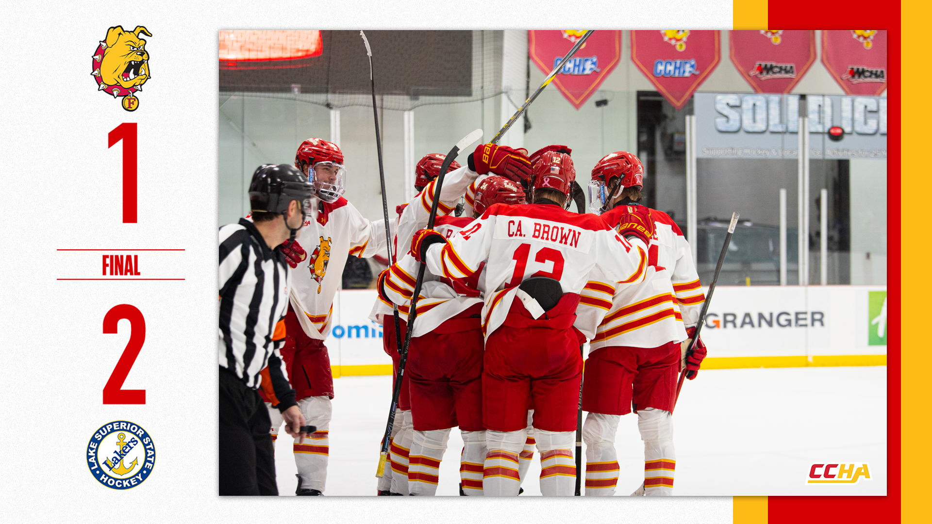 Ferris State Hockey Suffers Home Setback Against Lake State