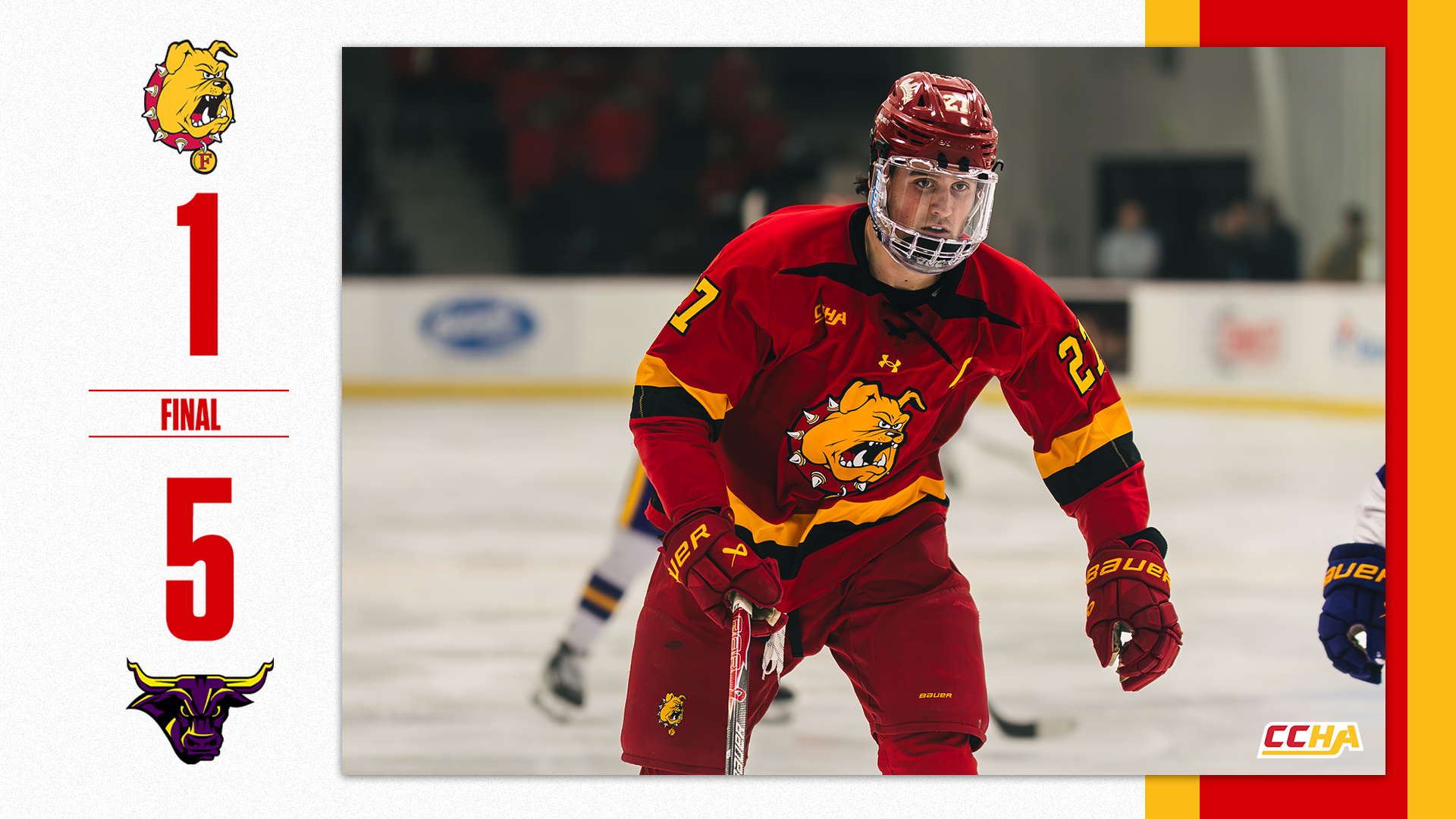 Bulldogs Fall to #16 Minnesota State in Mason Cup Quarterfinals Opener