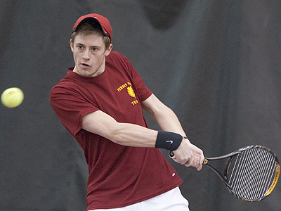 FSU's Jack Swan takes part in Saturday's win over Findlay (Photo by Ed Hyde, FSU Photo Services)