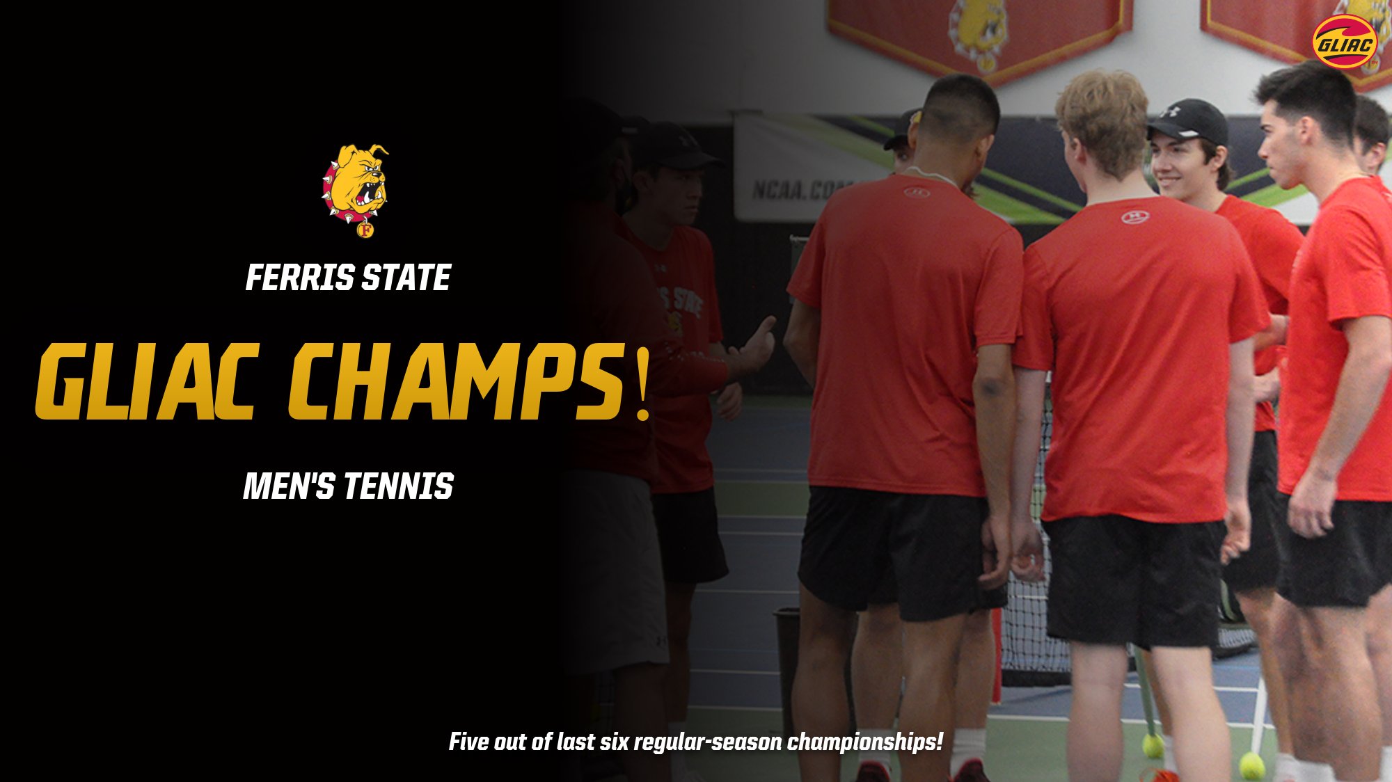 Ferris State Men's Tennis Caps Perfect Regular Season As GLIAC Champs