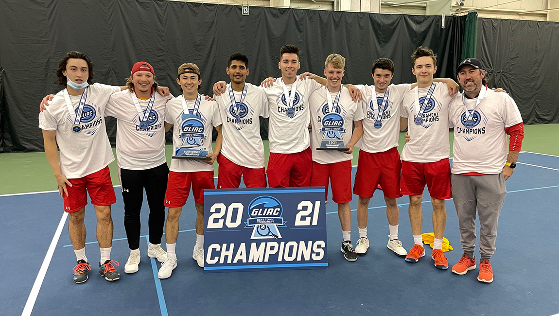 Ferris State Men's Tennis Beats GVSU To Win GLIAC Tournament Championship!
