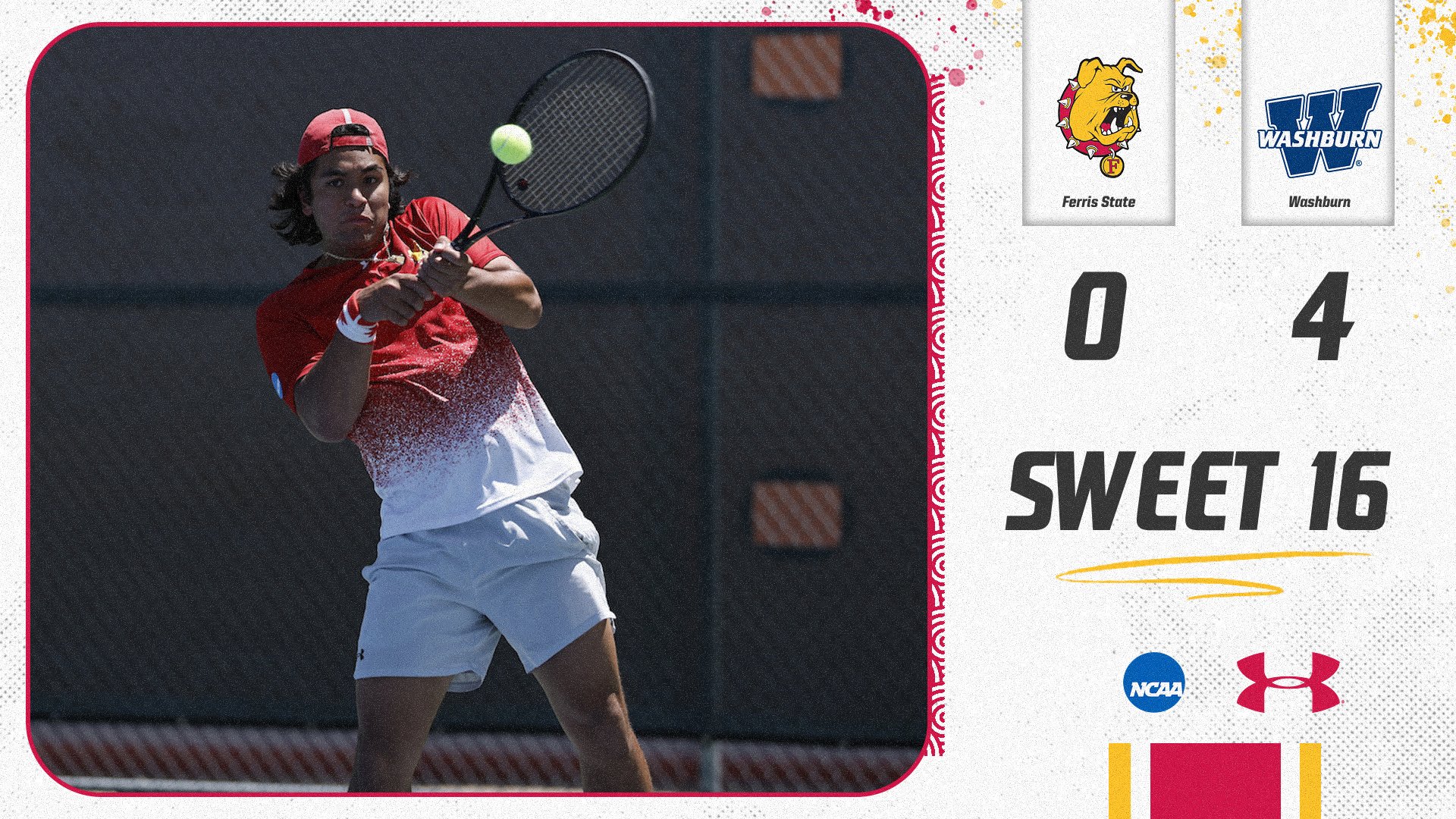 Ferris State Men's Tennis Falls To Washburn In D2 Sweet Sixteen