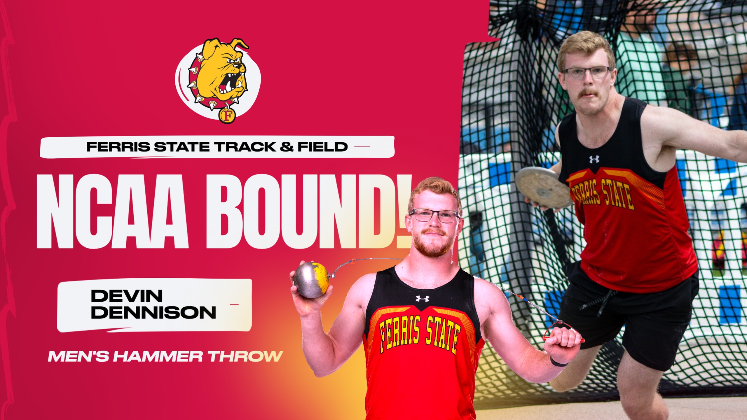 Ferris State's Devin Dennison Earns Invitation To NCAA D2 Outdoor Championships