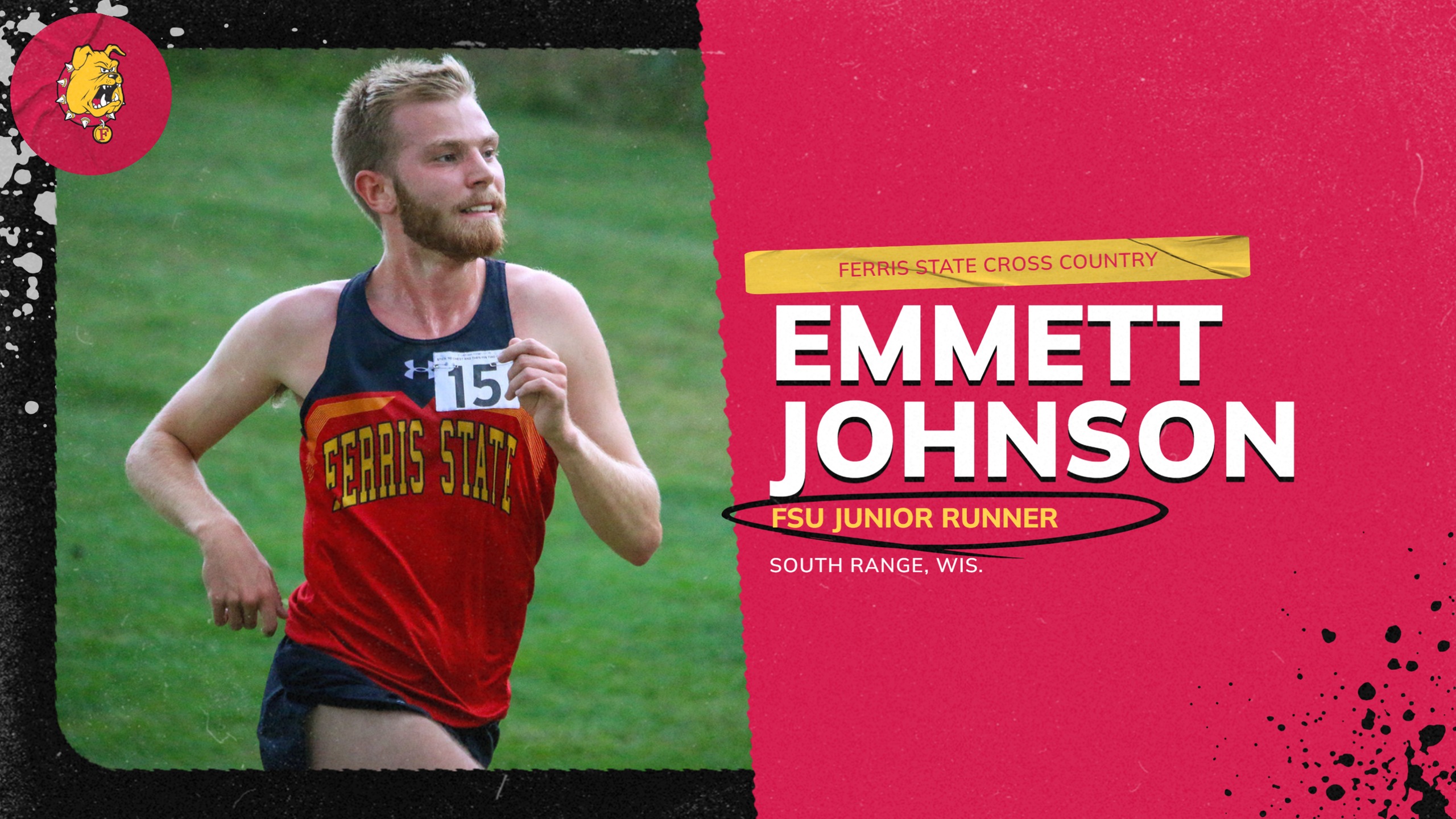 FEATURE: A Newcomer To Ferris State, Emmett Johnson Finds A New Home And Fresh Start As a Bulldog Runner