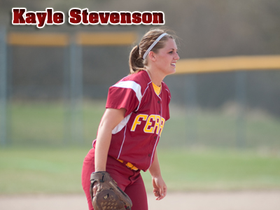 Kayle Stevenson chosen as the 2009-10 recipient of the Helen Bennett Award.  (Photo by Ed Hyde)