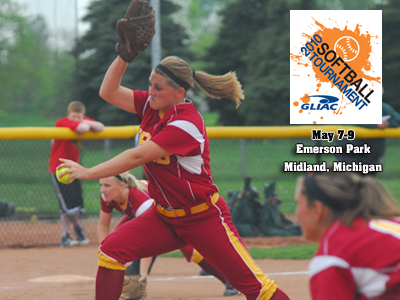 Senior pitcher Kayle Stevenson and the Bulldogs begin their quest for the GLIAC Tournament title this Friday.  (Photo by Joe Gorby)