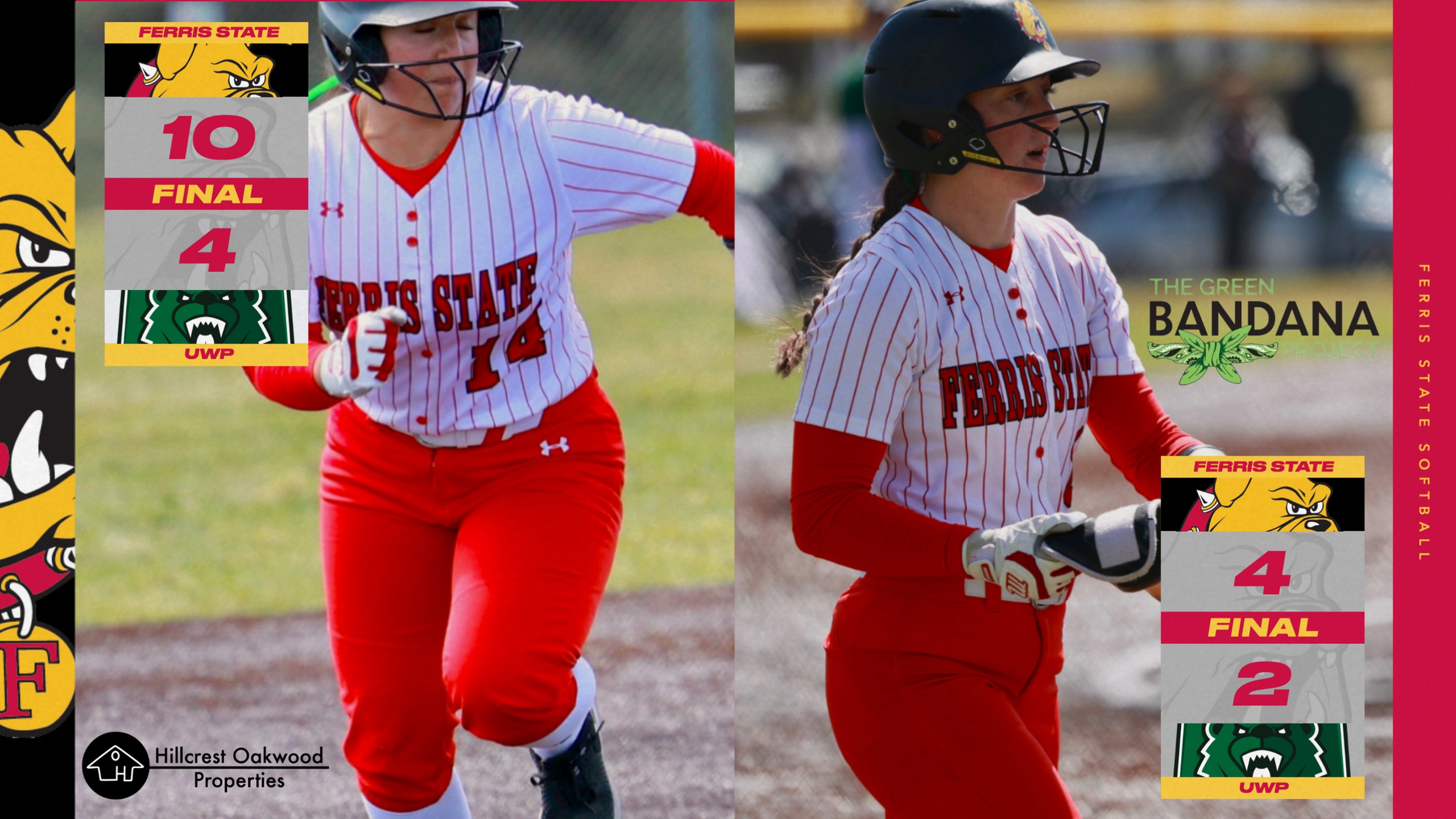 Ferris State Completes Unbeaten Weekend With Two Wins Over Parkside