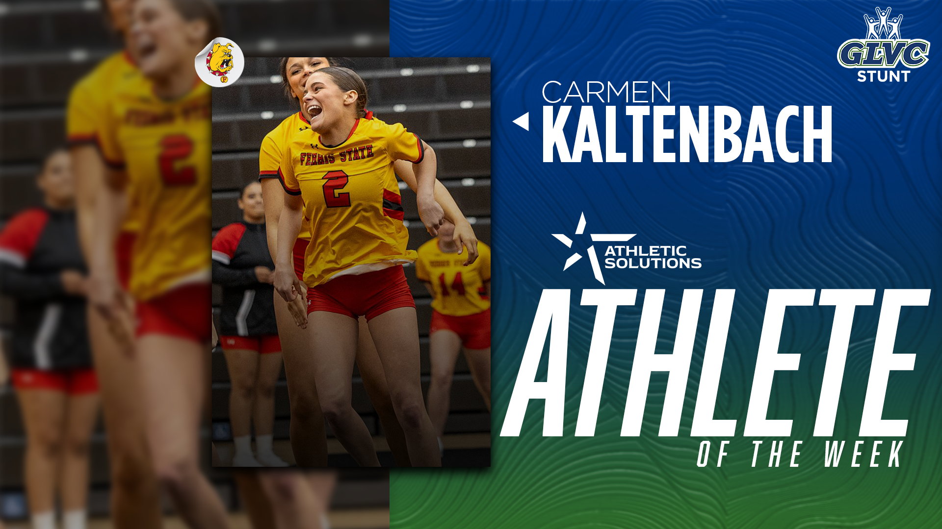 Ferris State's Carmen Kaltenbach Becomes First Bulldog Ever To Claim GLVC Weekly Honor