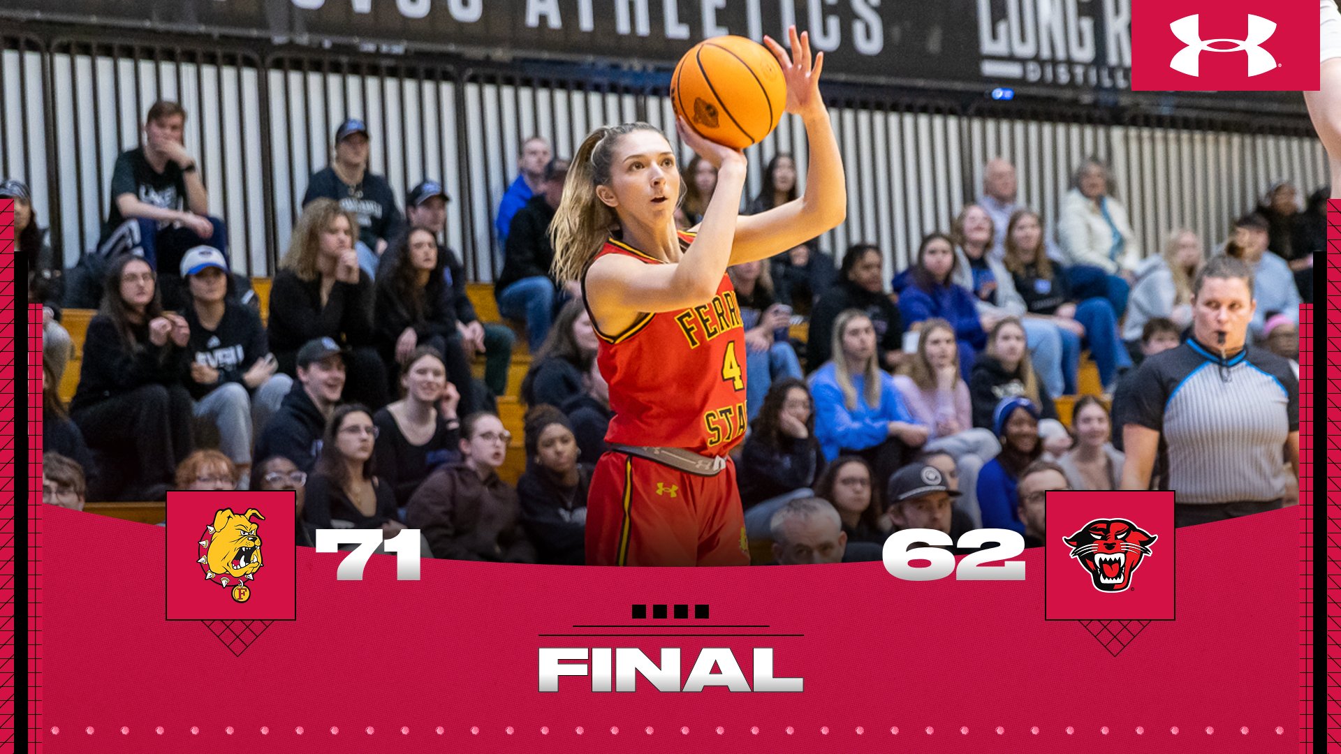 #13 Ferris State Closes Regular-Season With Road Win; Will Host Parkside In GLIAC Tourney