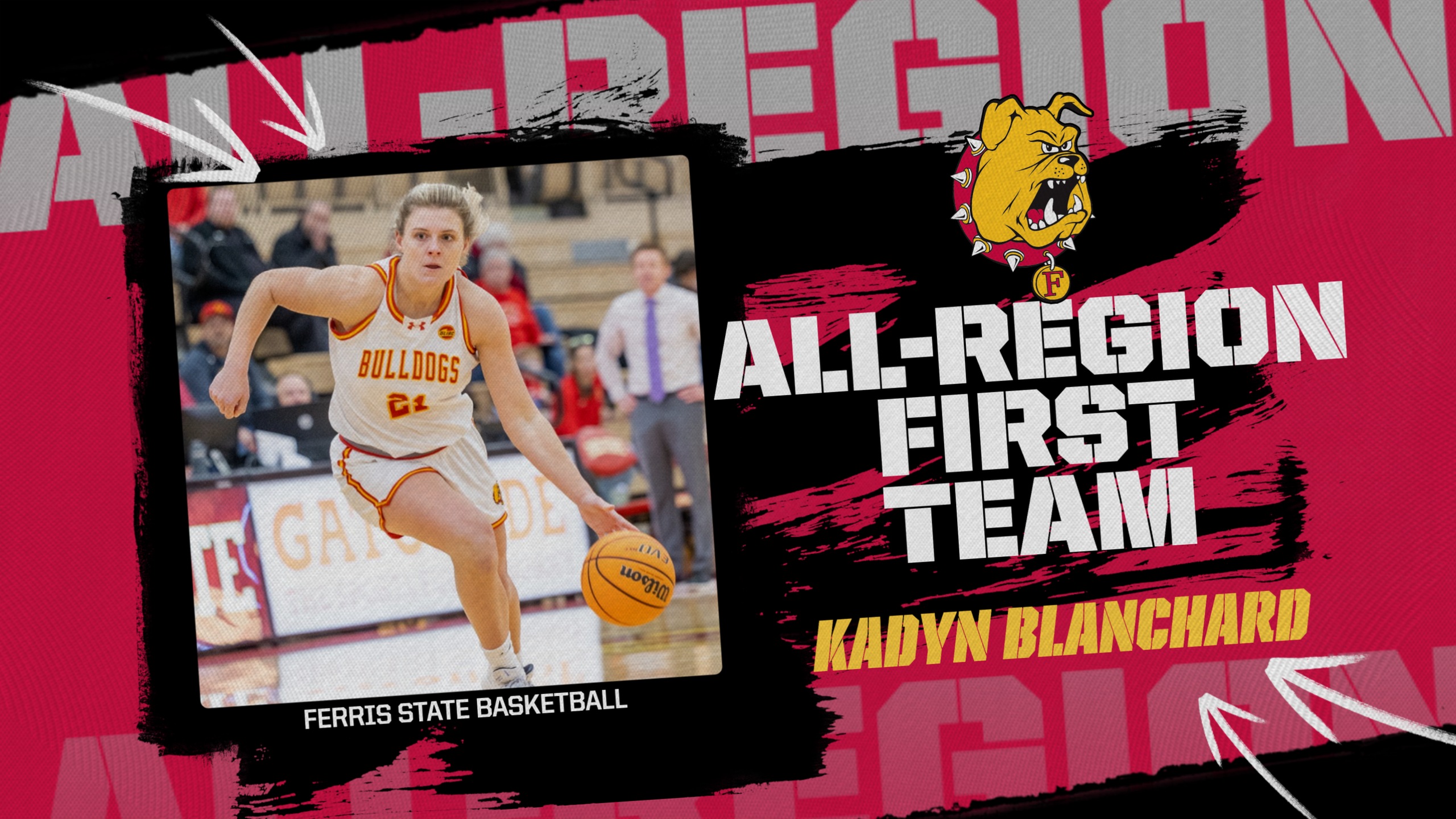 Ferris State's Kadyn Blanchard Tabbed As D2CCA All-Region First Team Selection