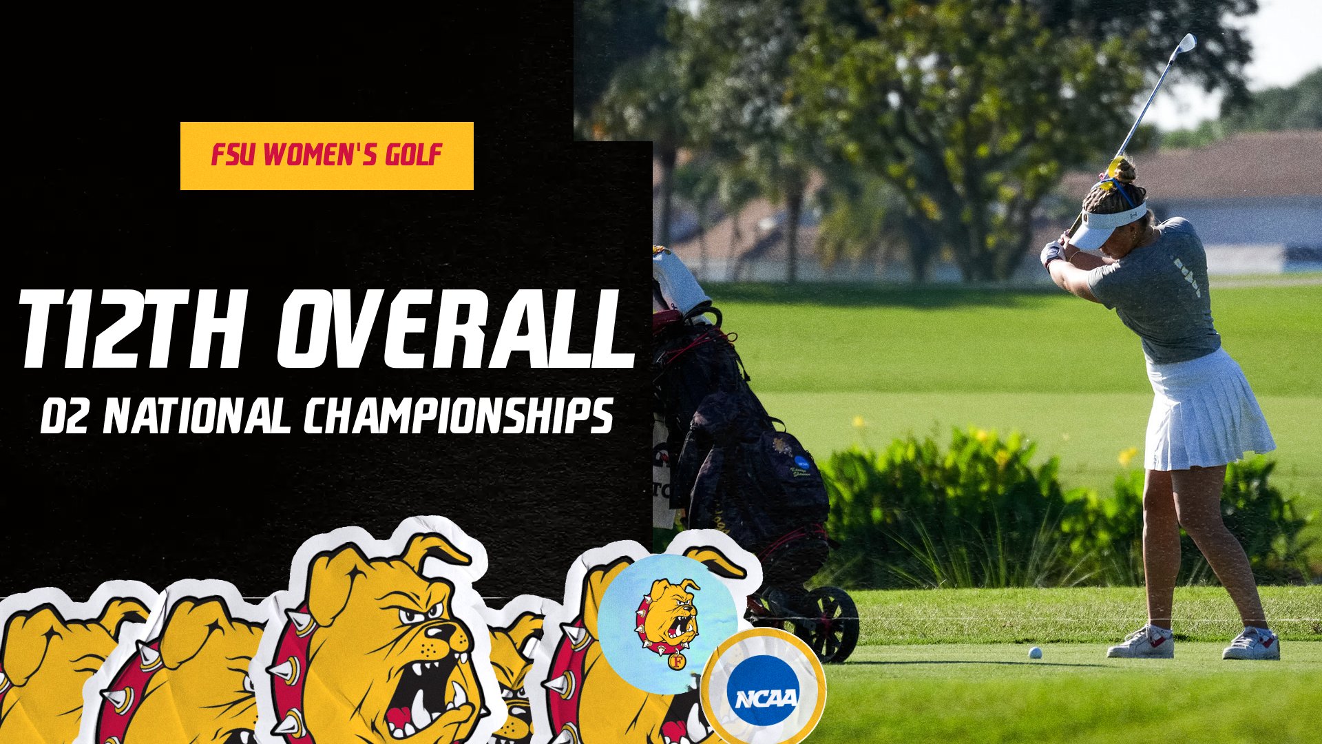 Bulldog Women's Golf Finishes Tied For 12th Overall At D2 National Championships; Highest Finish In 17 Years