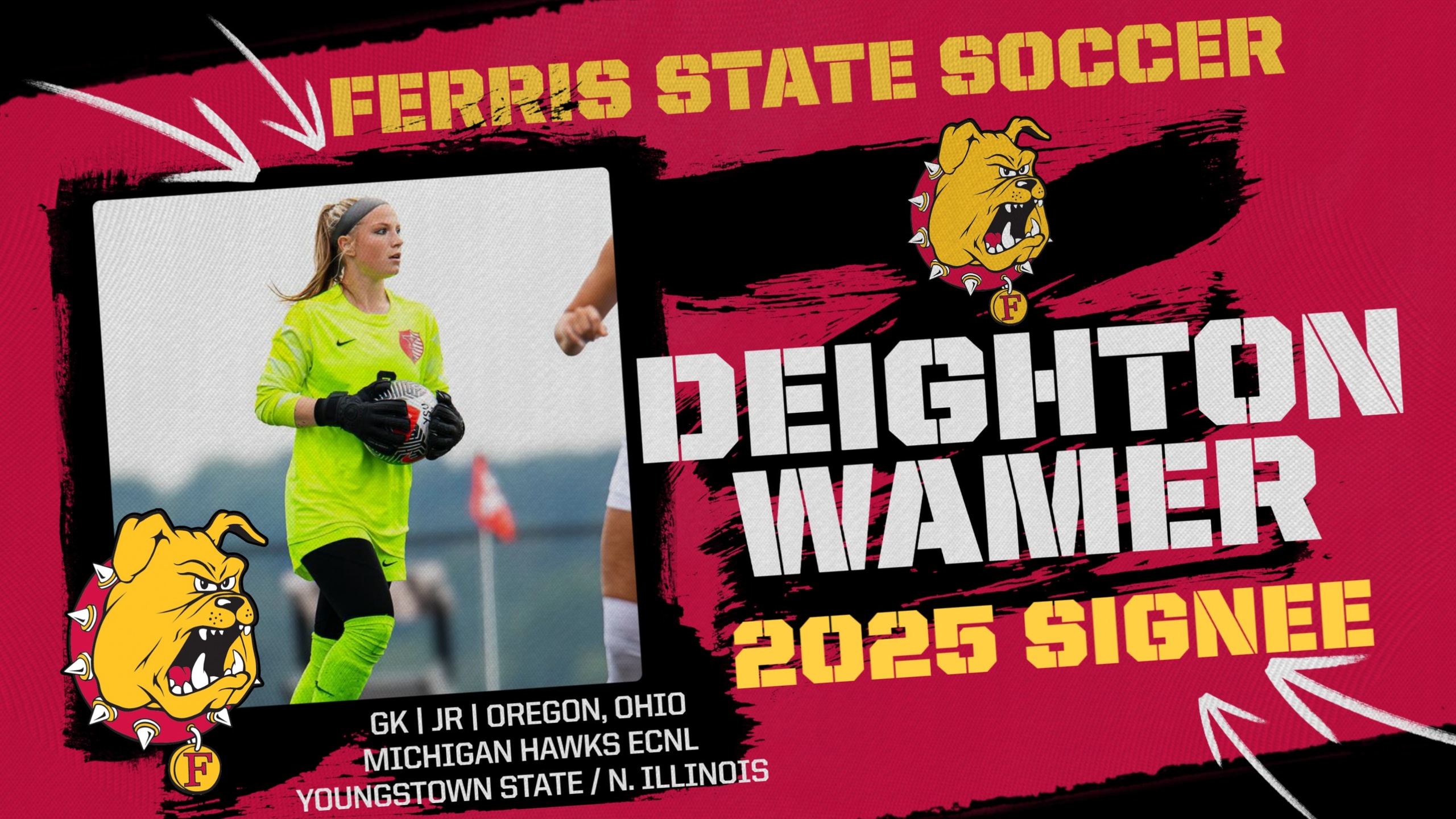 Ferris State Soccer Lands Transfer Goalkeeper Deighton Wamer