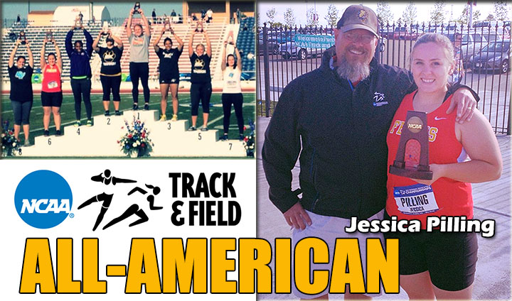 Ferris State's Jessica Pilling Claims All-America Honors For Second Time In Hammer Throw